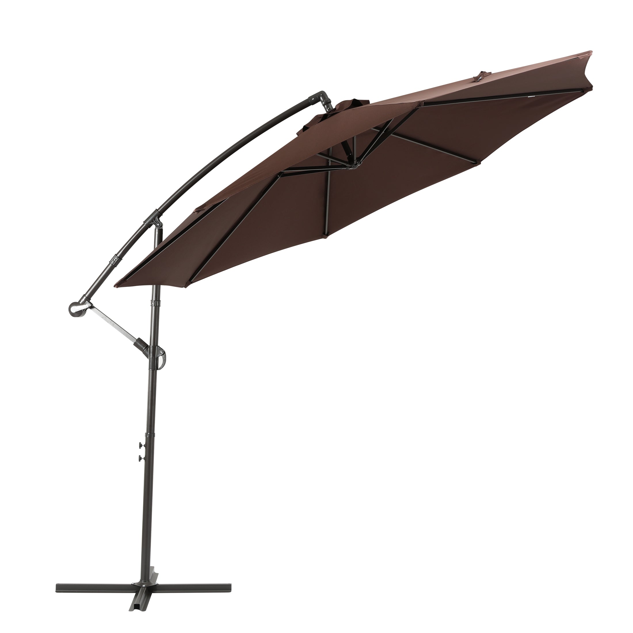 Elm 10 ft. Outdoor / Patio Cantilever Hanging Umbrella