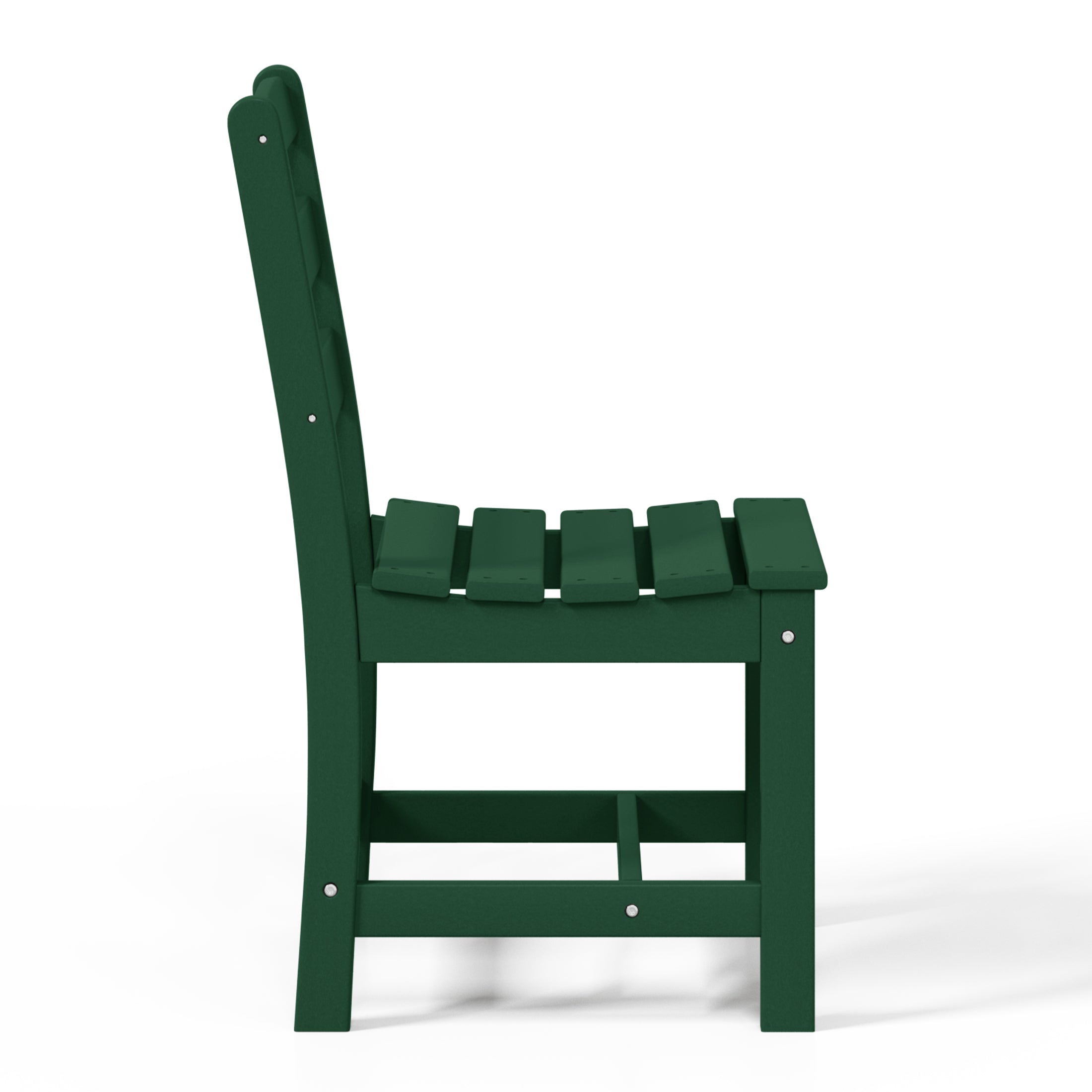 Palms Outdoor HDPE Patio Classic Armless Dining Side Chair