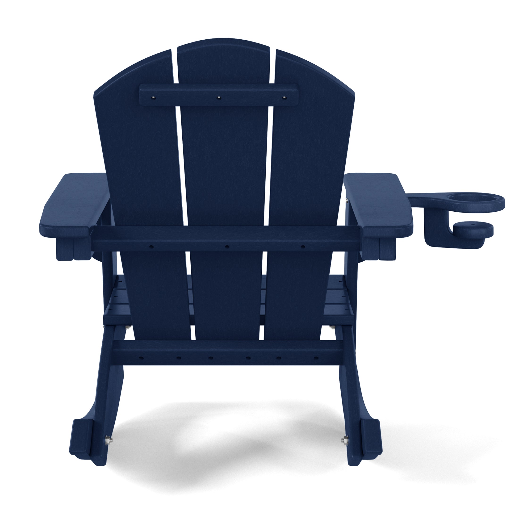 Paradise Outdoor HDPE Plastic Preschool Toddler Classic Adirondack Rocking Chairs (Set of 2)