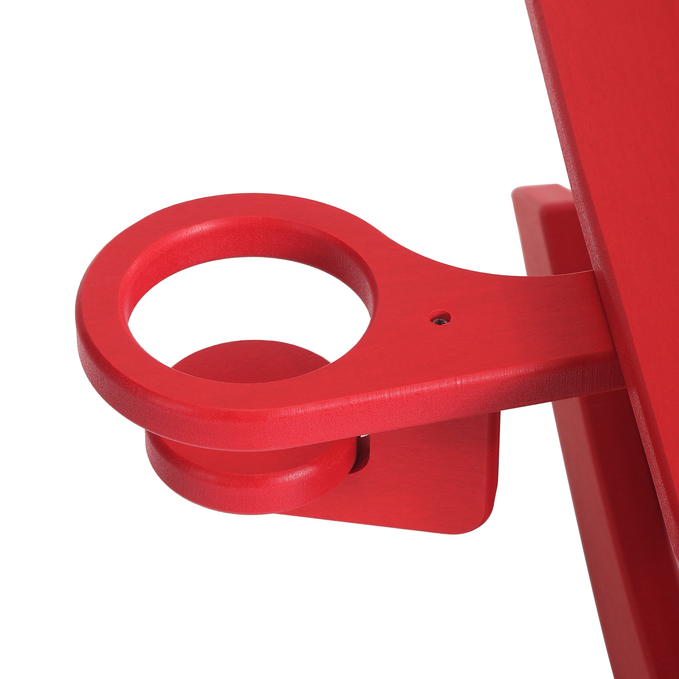 Paradise 3-Piece Kids Rocking Chair With Cup Holder and Square Side Table Set