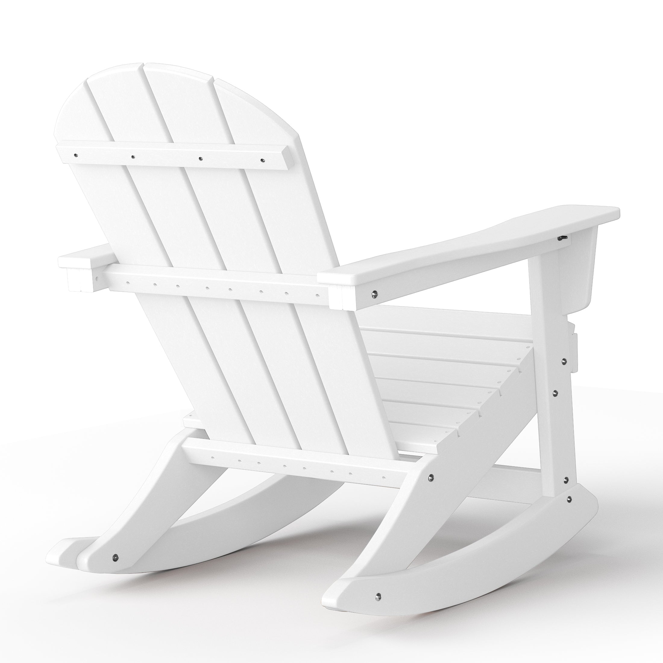 Paradise 2 piece set Outdoor / Patio Poly Adirondack rocking chairs ( 2 seater )