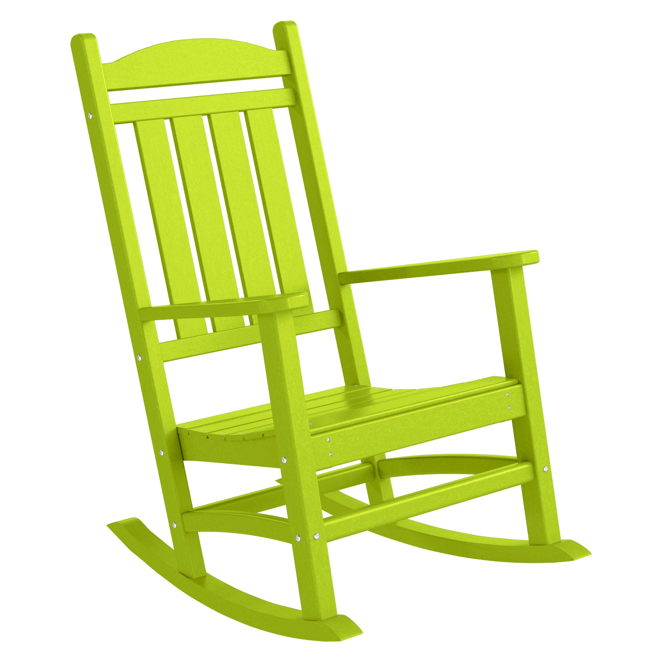 Paradise 5-Piece HDPE Outdoor Patio Furniture Couch and Rocking Chair Set