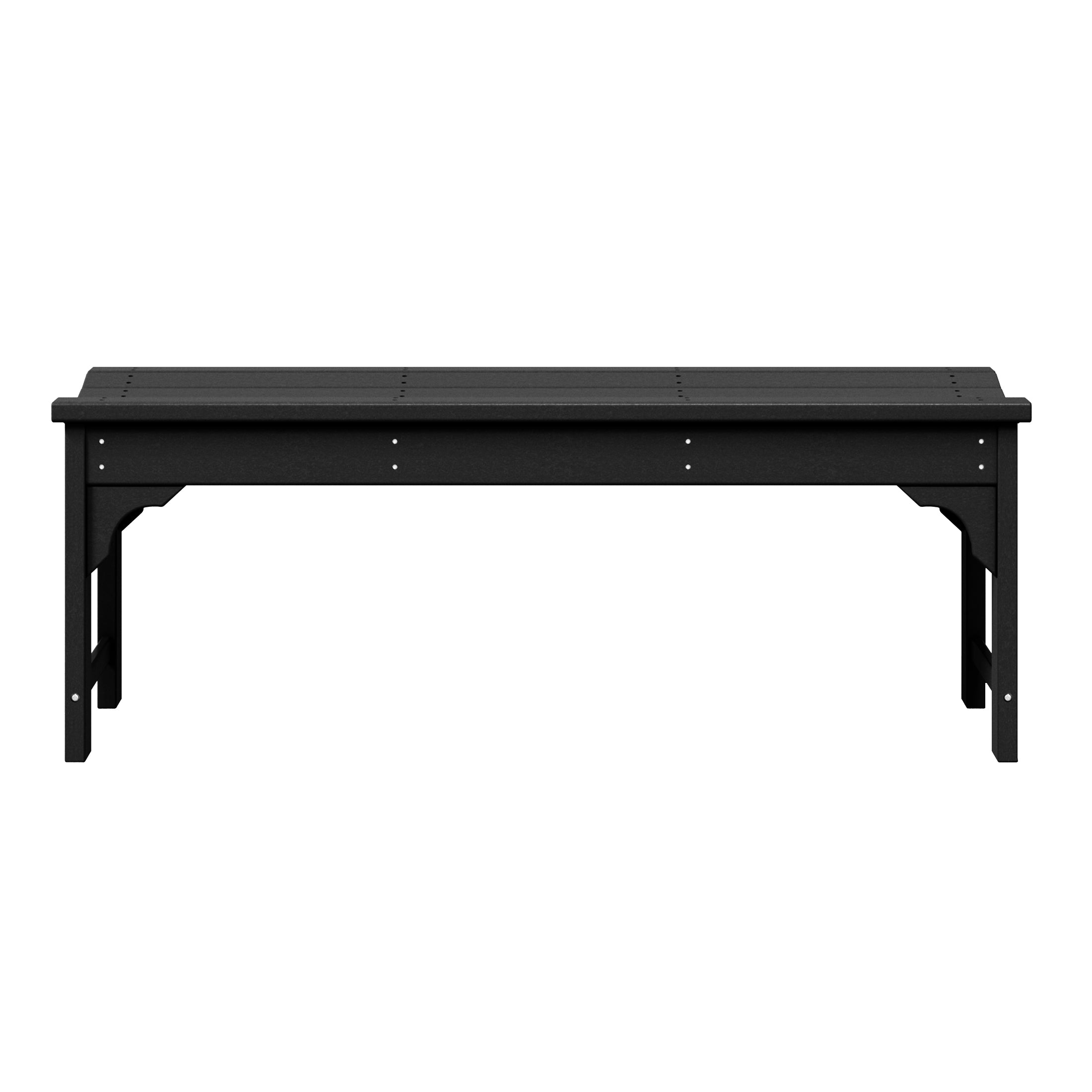 Paradise Westintrends 48" length backless Poly Westin Trendsod Outdoor / Garden bench