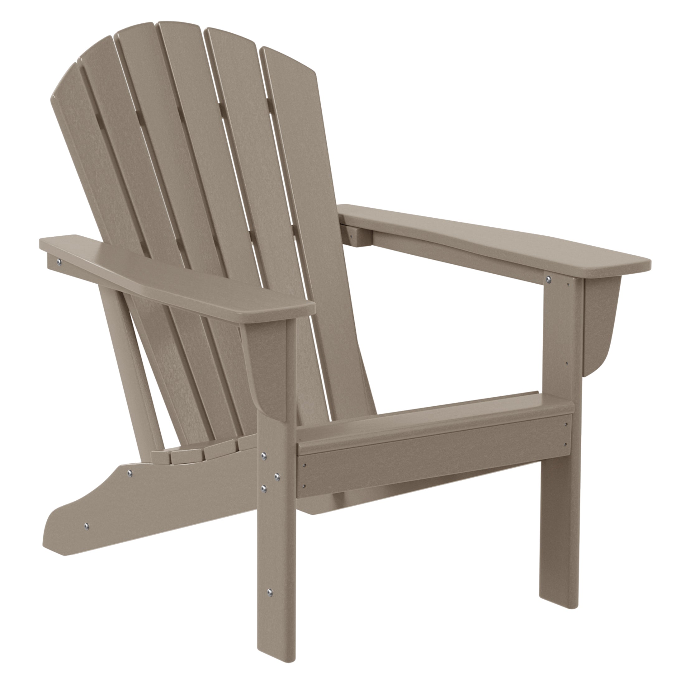 Portside Outdoor Adirondack Chair With Ottoman 4-Piece Set