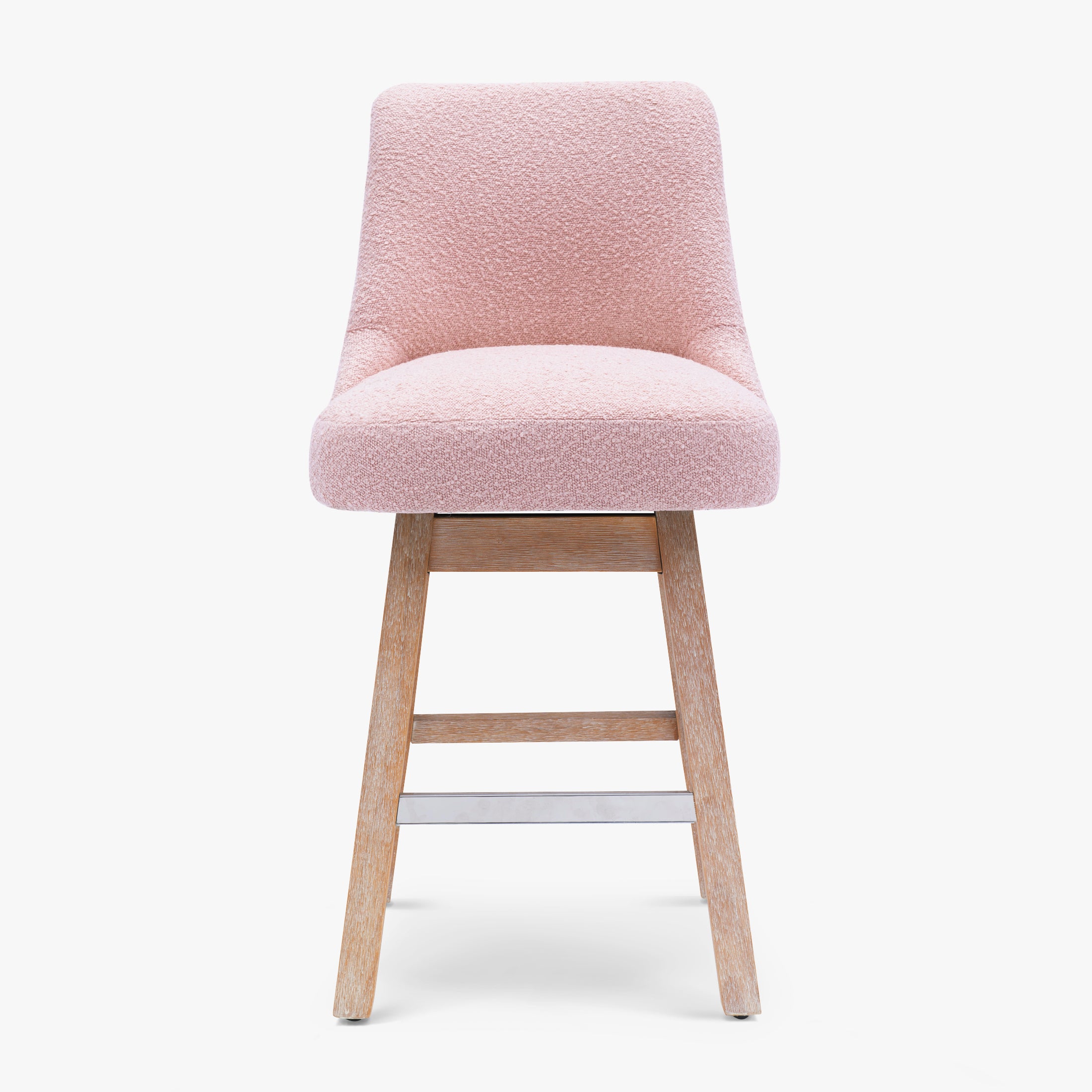 Amélie 26" Upholstered Swivel Counter Height Bar Stools (Set of 2)