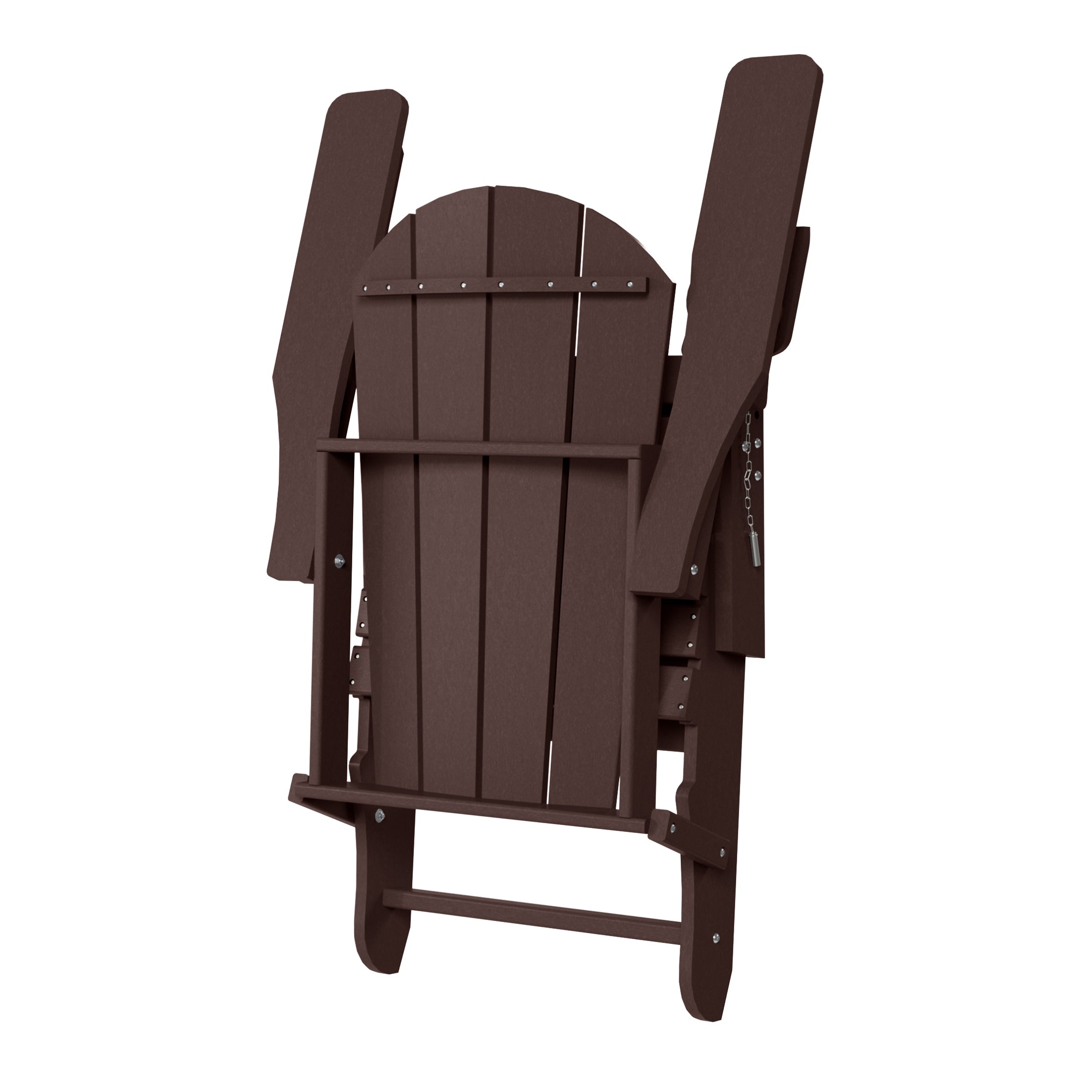 Paradise Folding Adjustable Adirondack Chair with Retractable Ottoman and Cup Holder