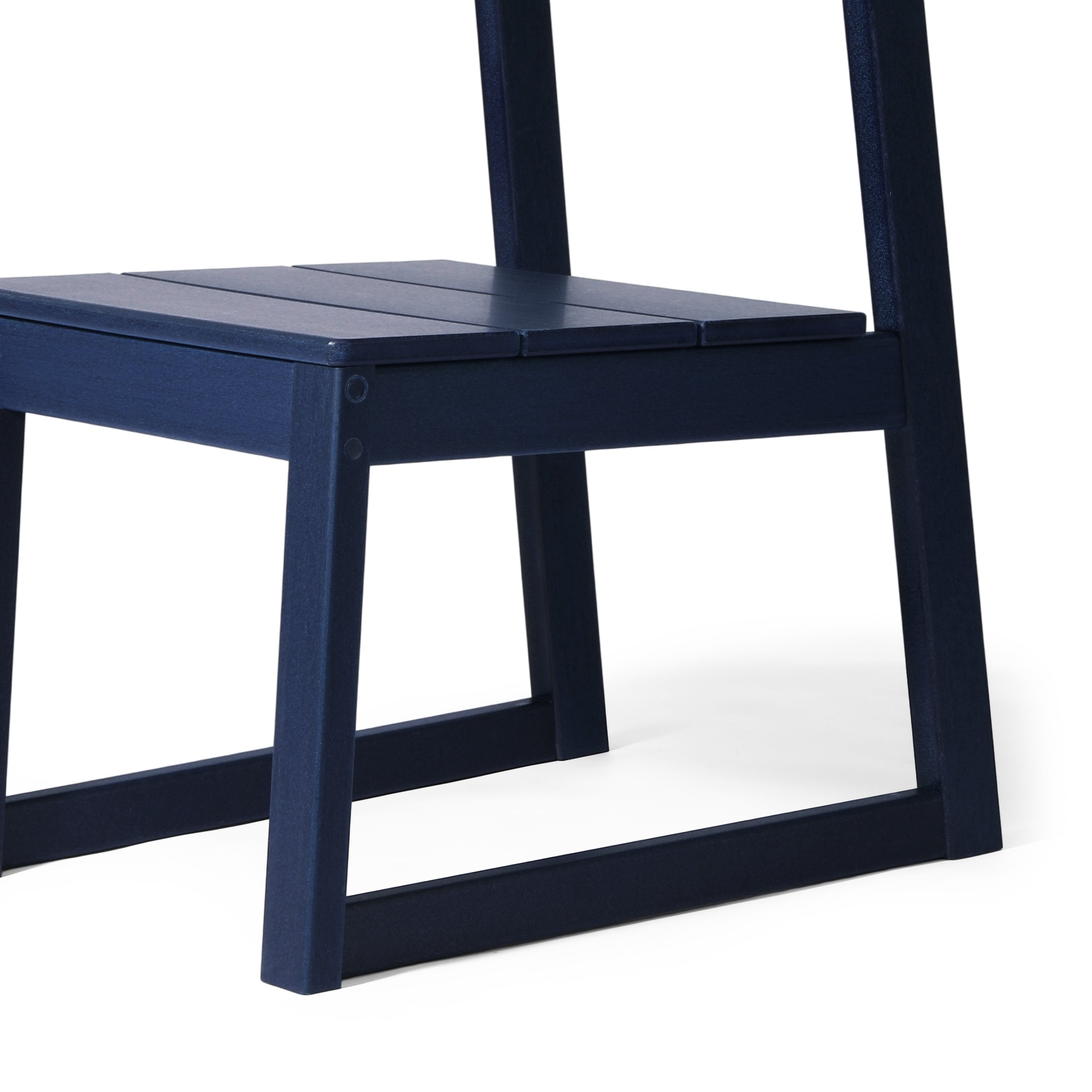 Cambria Modern HDPE Outdoor Armless Patio Dining Chairs (Set of 2)