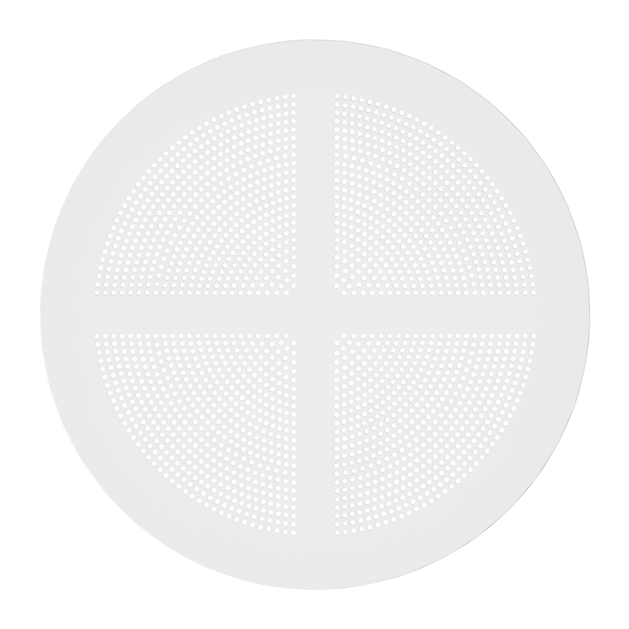 Sunshine 31.5" Round Plastic Outdoor Patio Dining Table for 4