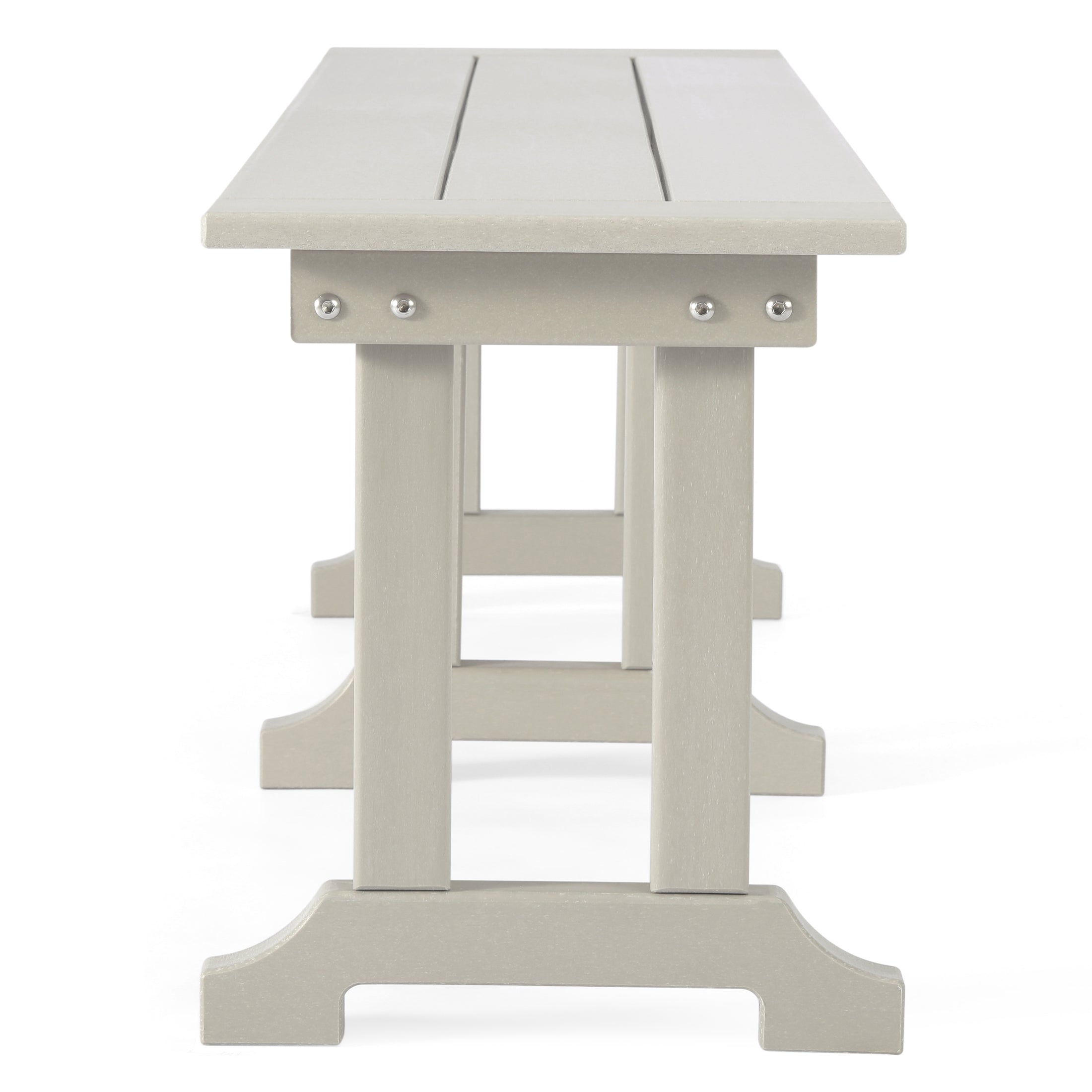 Paradise 65" Outdoor Patio Trestle Dining Bench