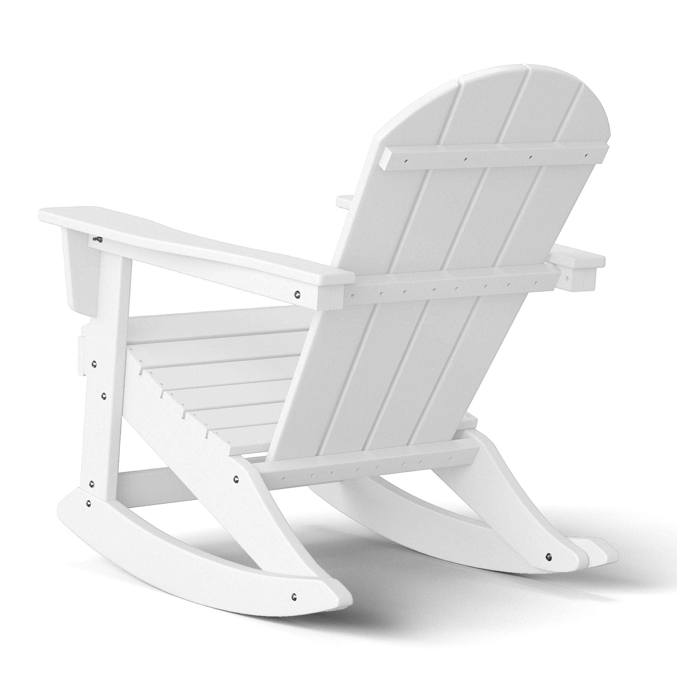 Paradise 2 piece set Outdoor / Patio Poly Adirondack rocking chairs ( 2 seater )