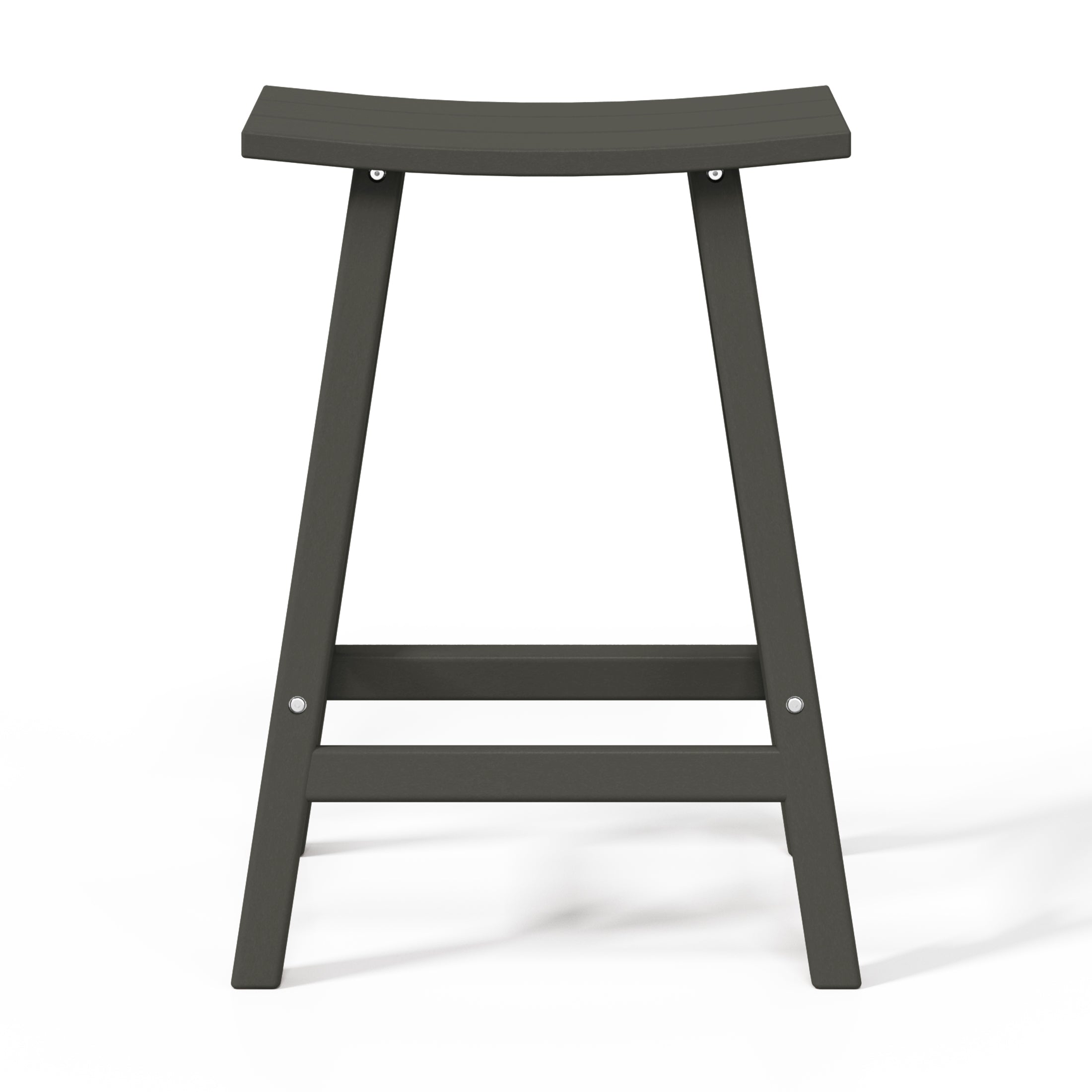 Paradise 2 piece set of 24" height Outdoor / Patio Saddle bar stools