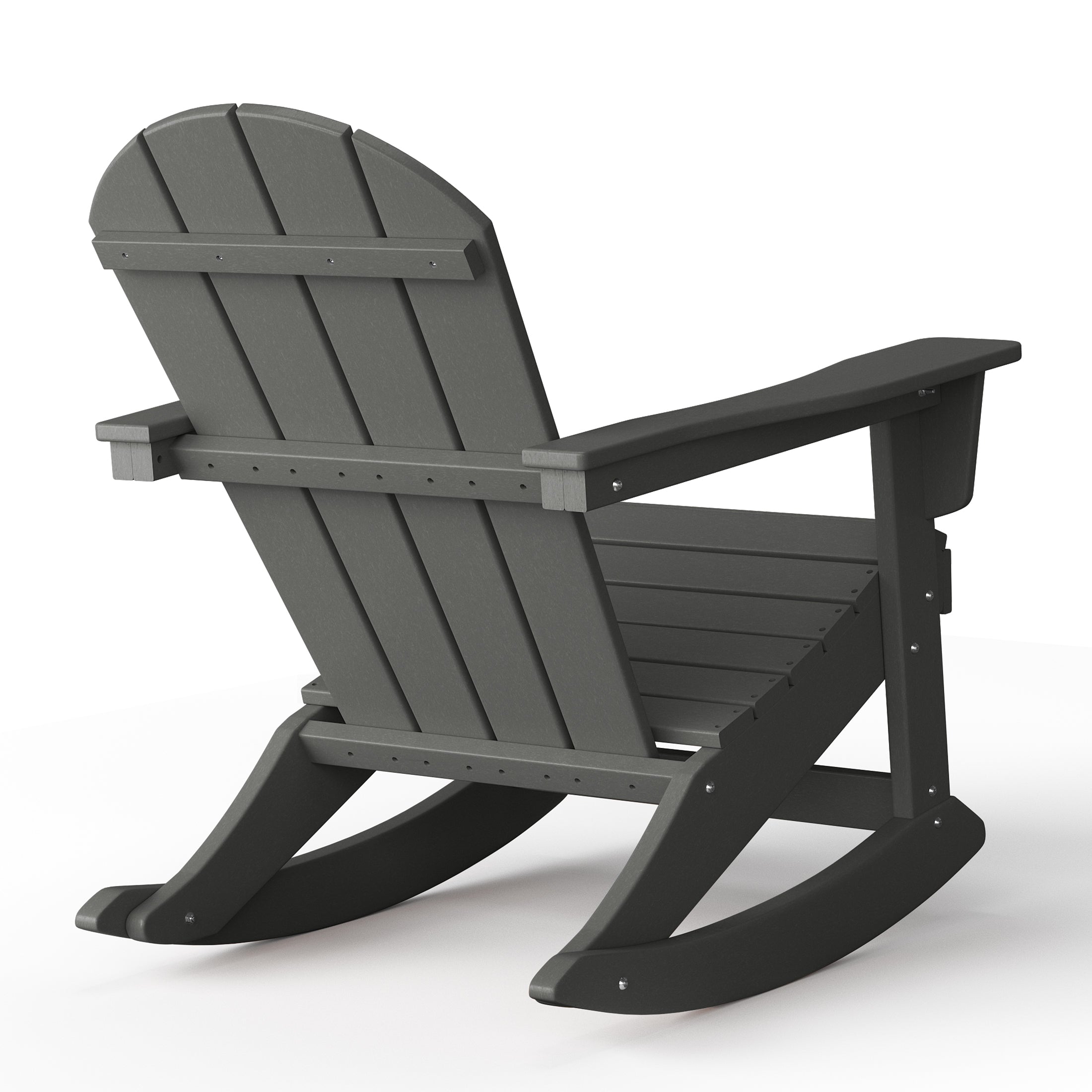 Paradise 2 piece set Outdoor / Patio Poly Adirondack rocking chairs ( 2 seater )