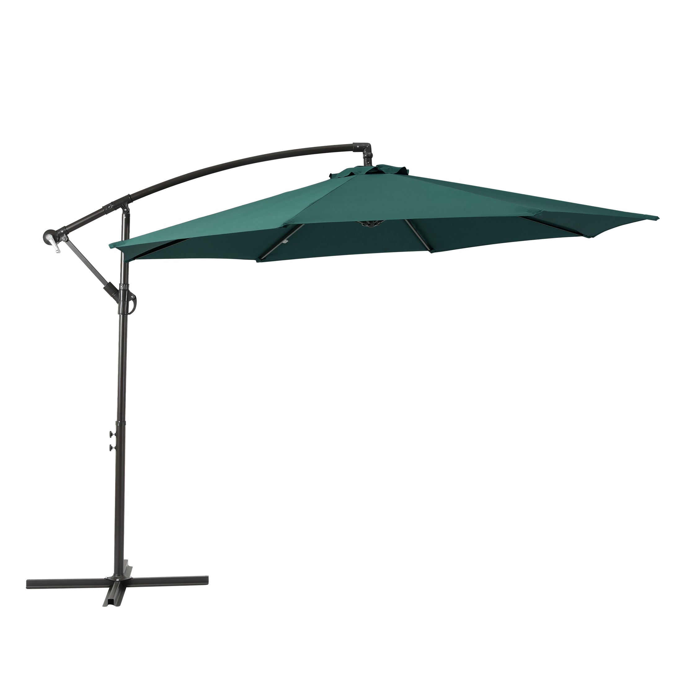 Elm 10 ft. Outdoor / Patio Cantilever Hanging Umbrella