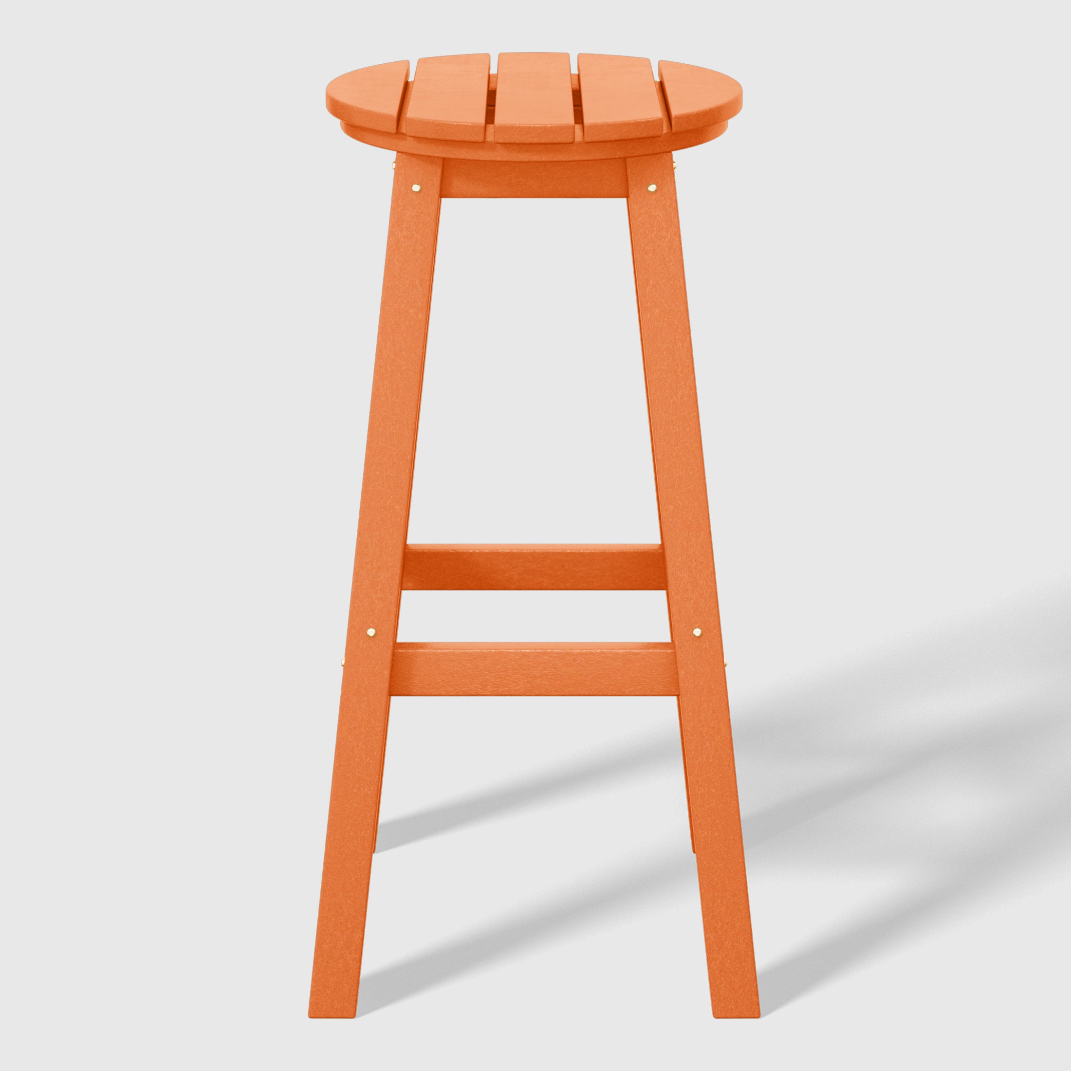Paradise 29" HDPE Outdoor Patio Round Bar Stool Set of 2