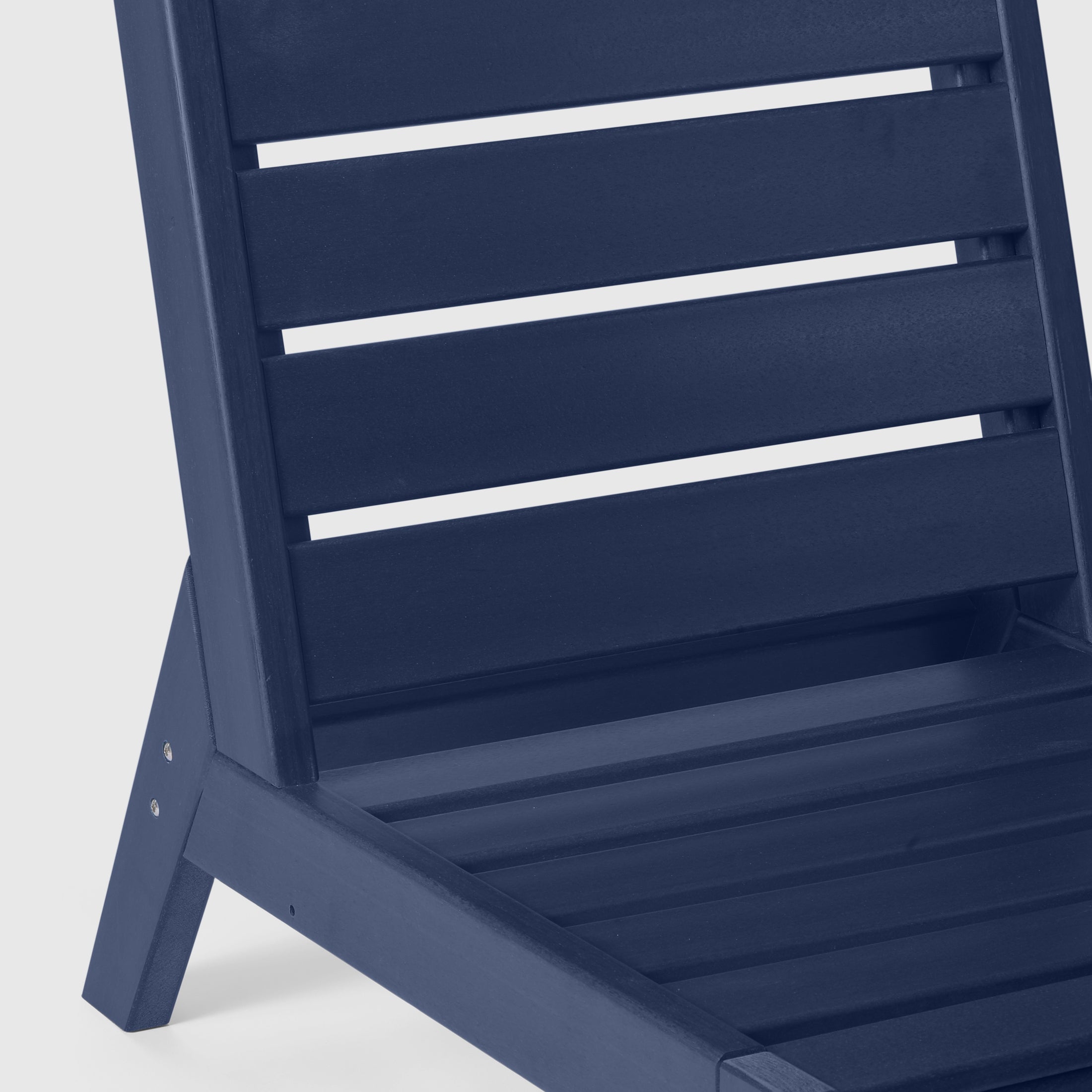 Portsmouth Outdoor HDPE Deep Seating Modular Armless Patio Chair