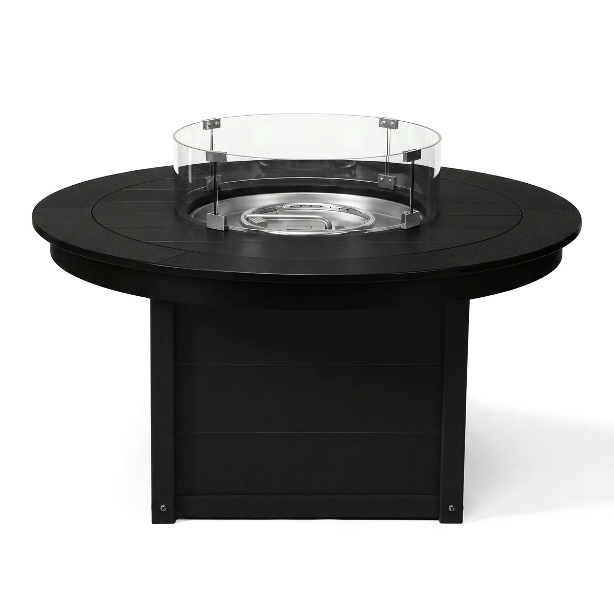 Sol 47" Modern Outdoor 55,000 BTU Patio Propane Round Fire Pit Table