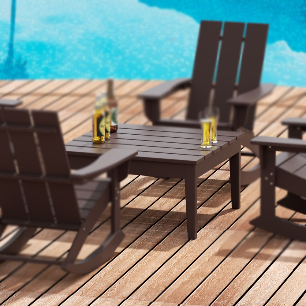 Palms Outdoor Patio Modern Adirondack Conversation Table