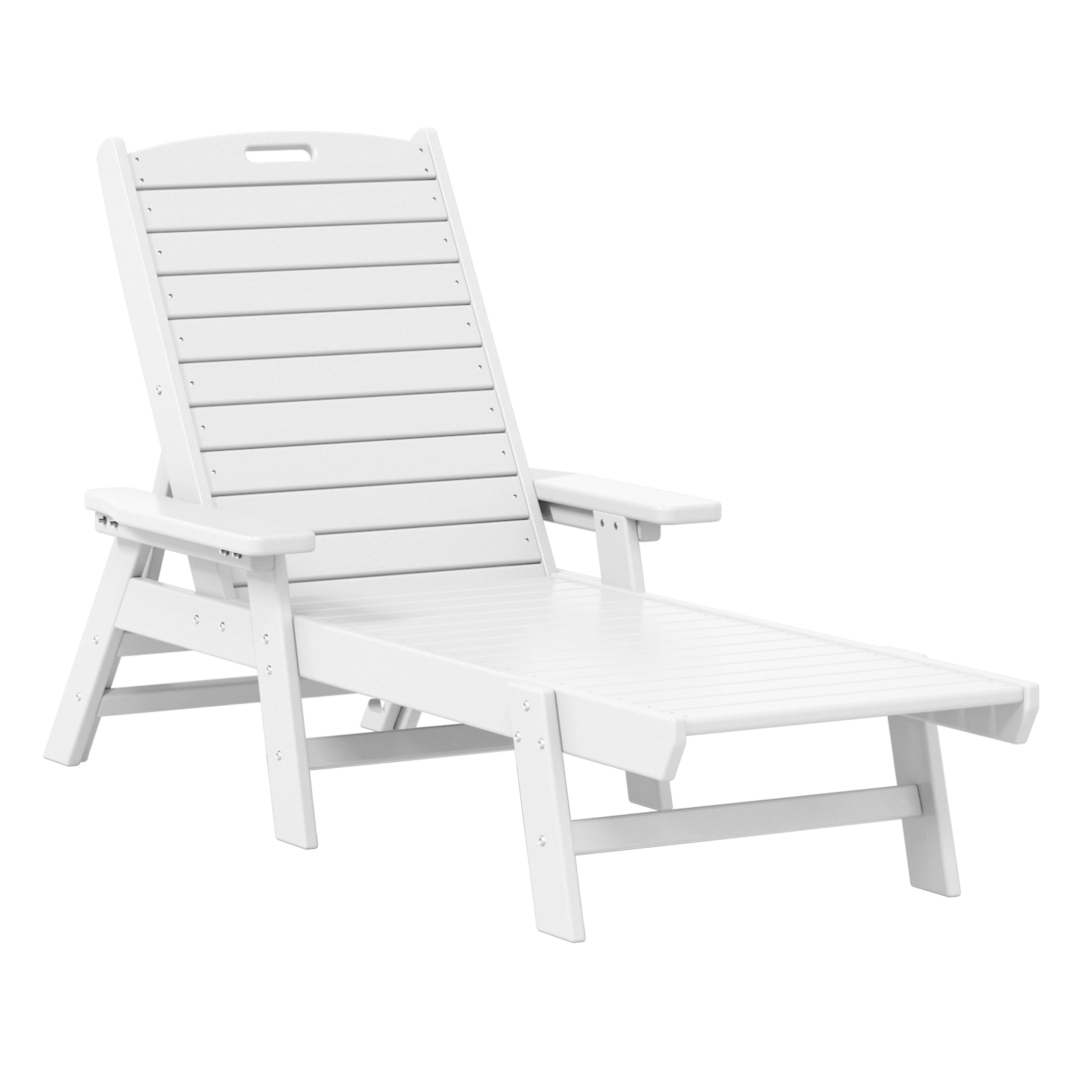 Paradise Poly Reclining Chaise Lounge (Set Of 2)