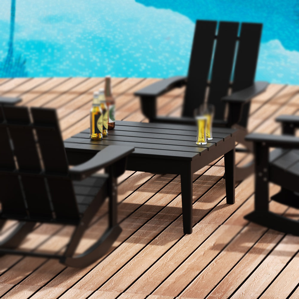 Palms Outdoor Patio Modern Adirondack Conversation Table