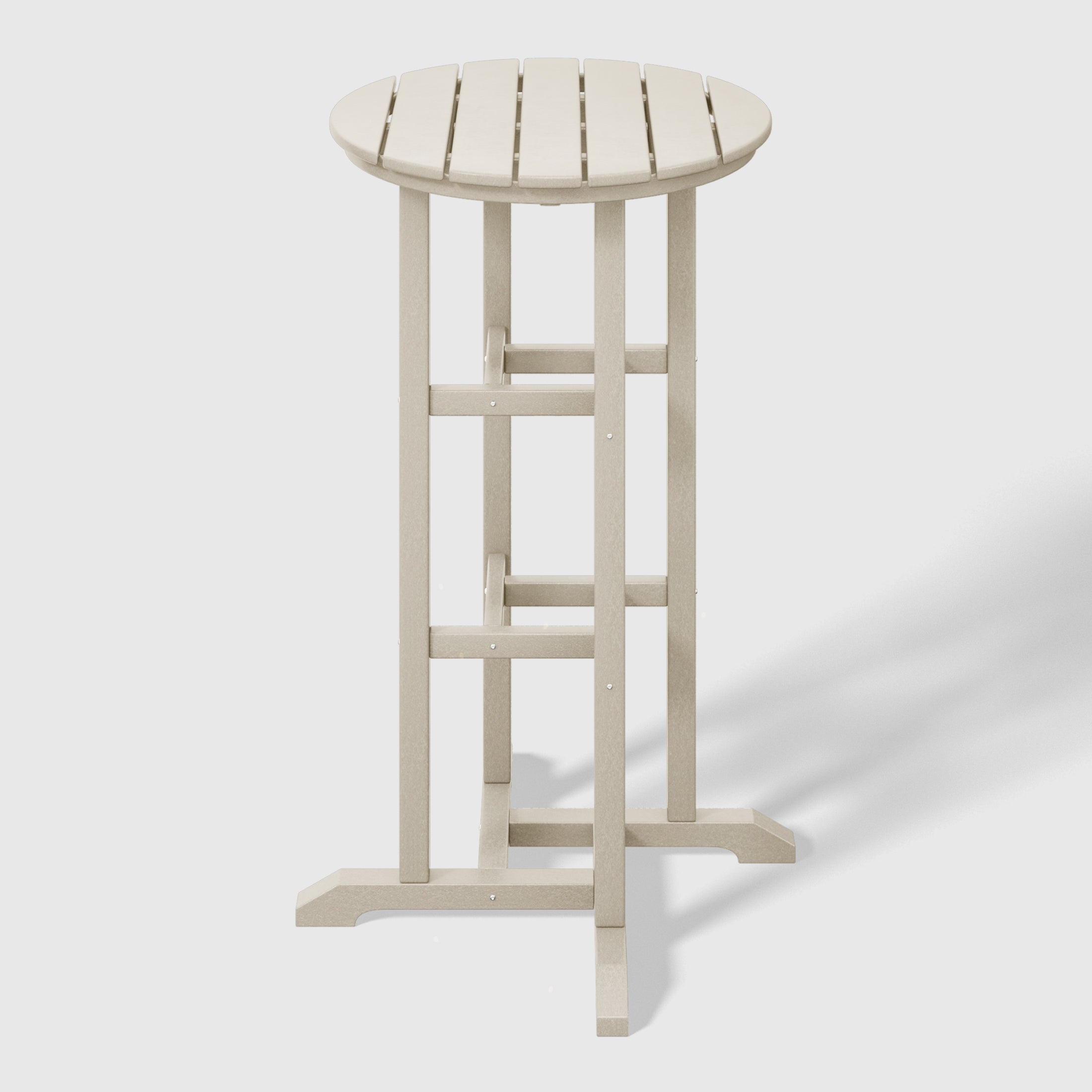 Paradise Outdoor Patio Bar Height Table and Bar Stool 4-Piece Dining Set