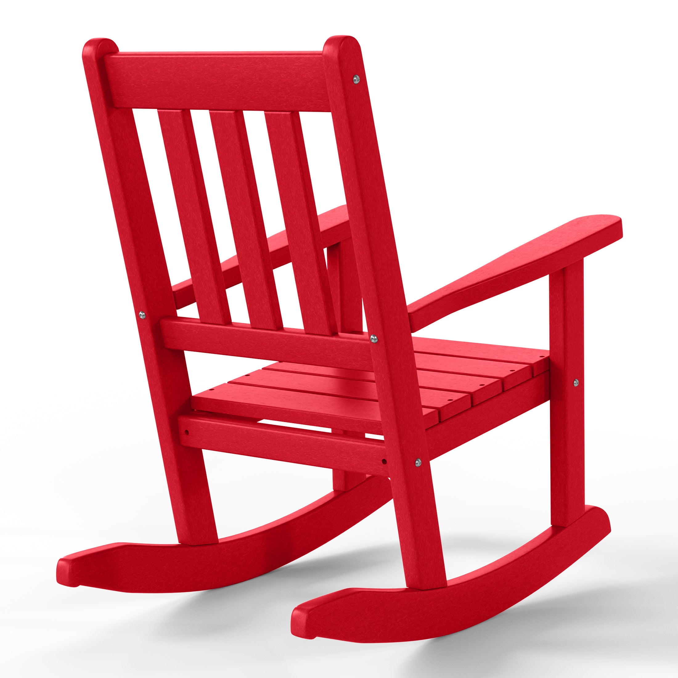 Paradise Outdoor HDPE Plastic Preschool Toddler Rocking Chairs (Set of 2)