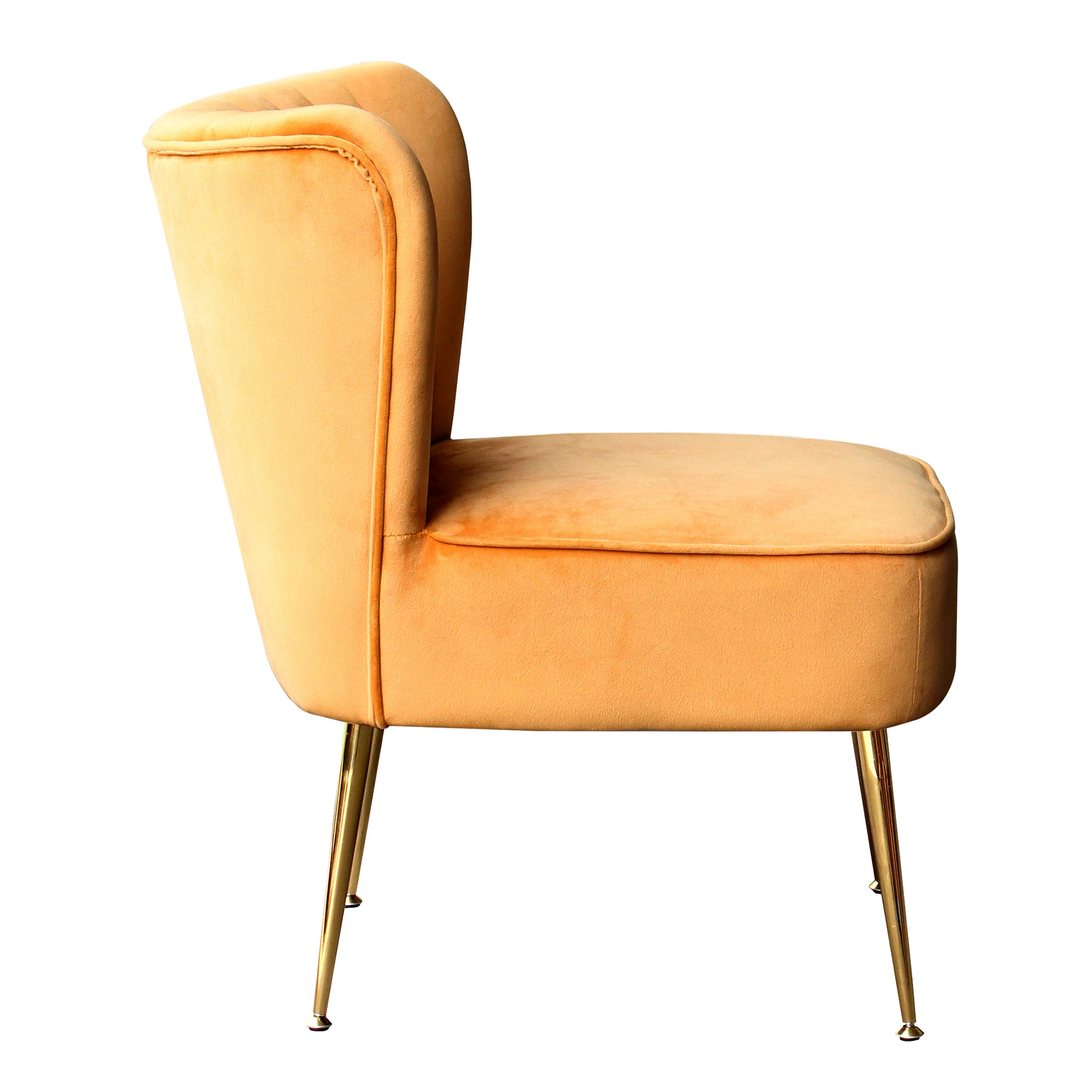 Alaia Mid Century Modern Tufted Velvet Loveseat Sofa and 22" Accent Chair 3-Piece Set