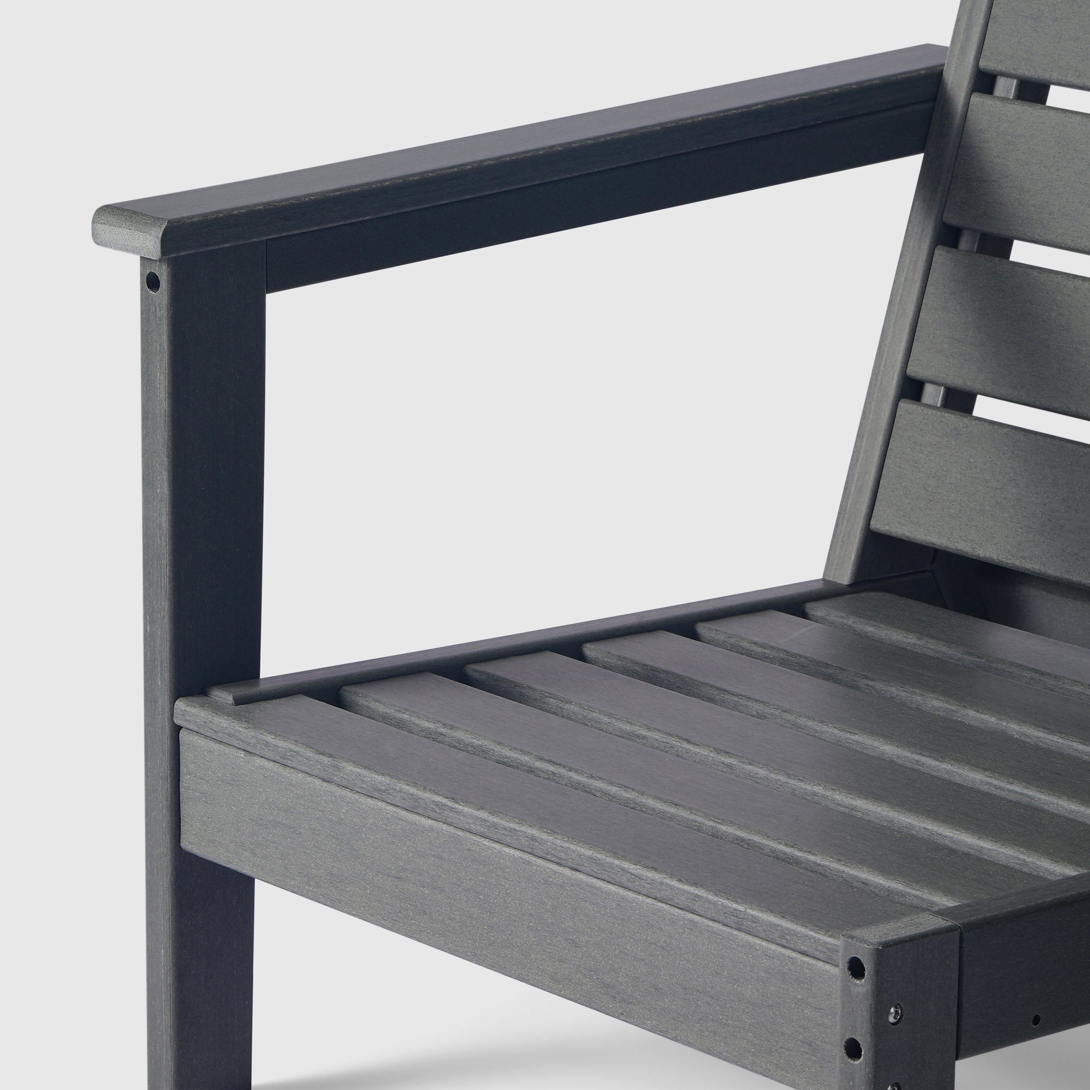 Portsmouth Outdoor Patio HDPE Left Arm Facing Deep Seating Corner Chair
