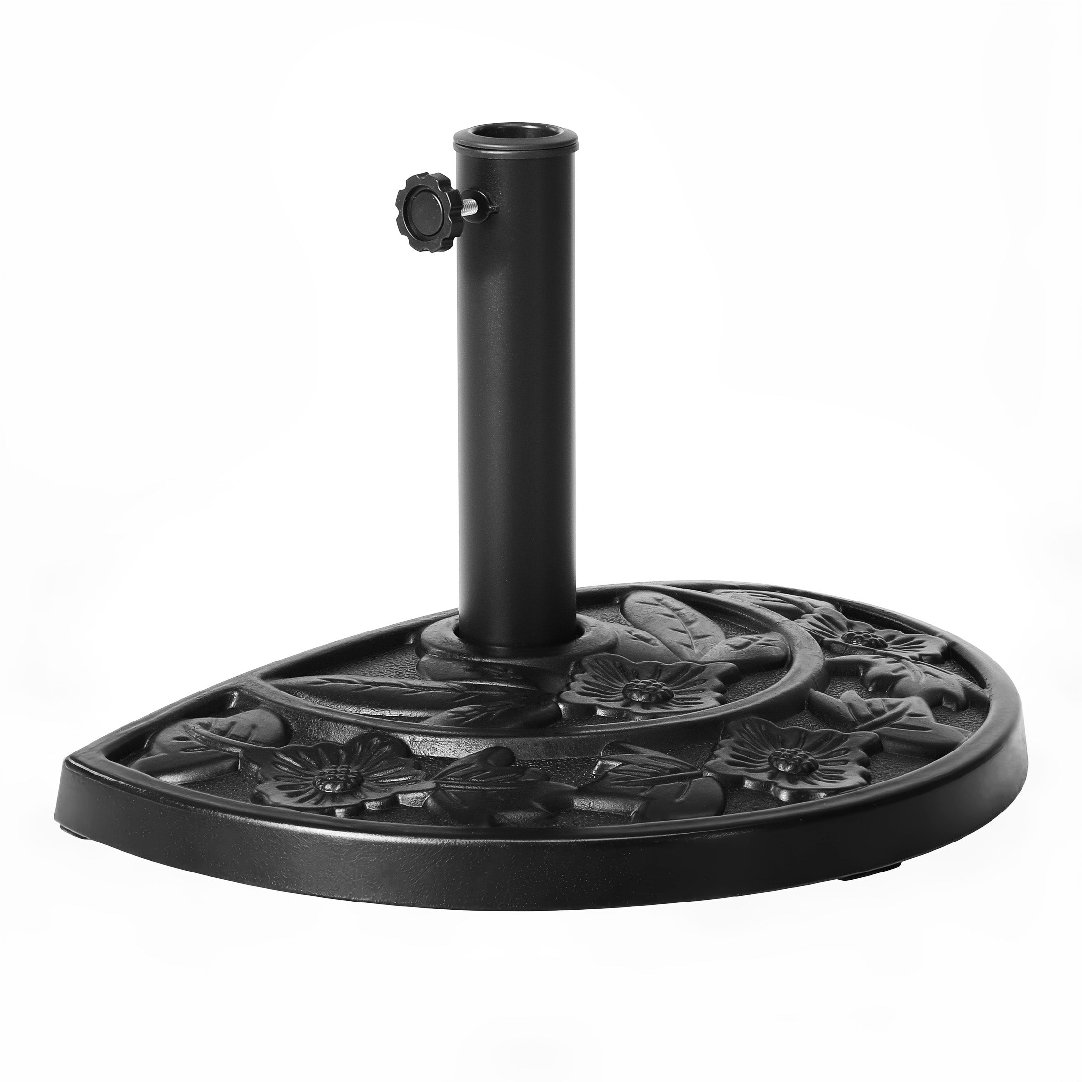 Easton Sturdy Freestanding Resin Umbrella Half Base