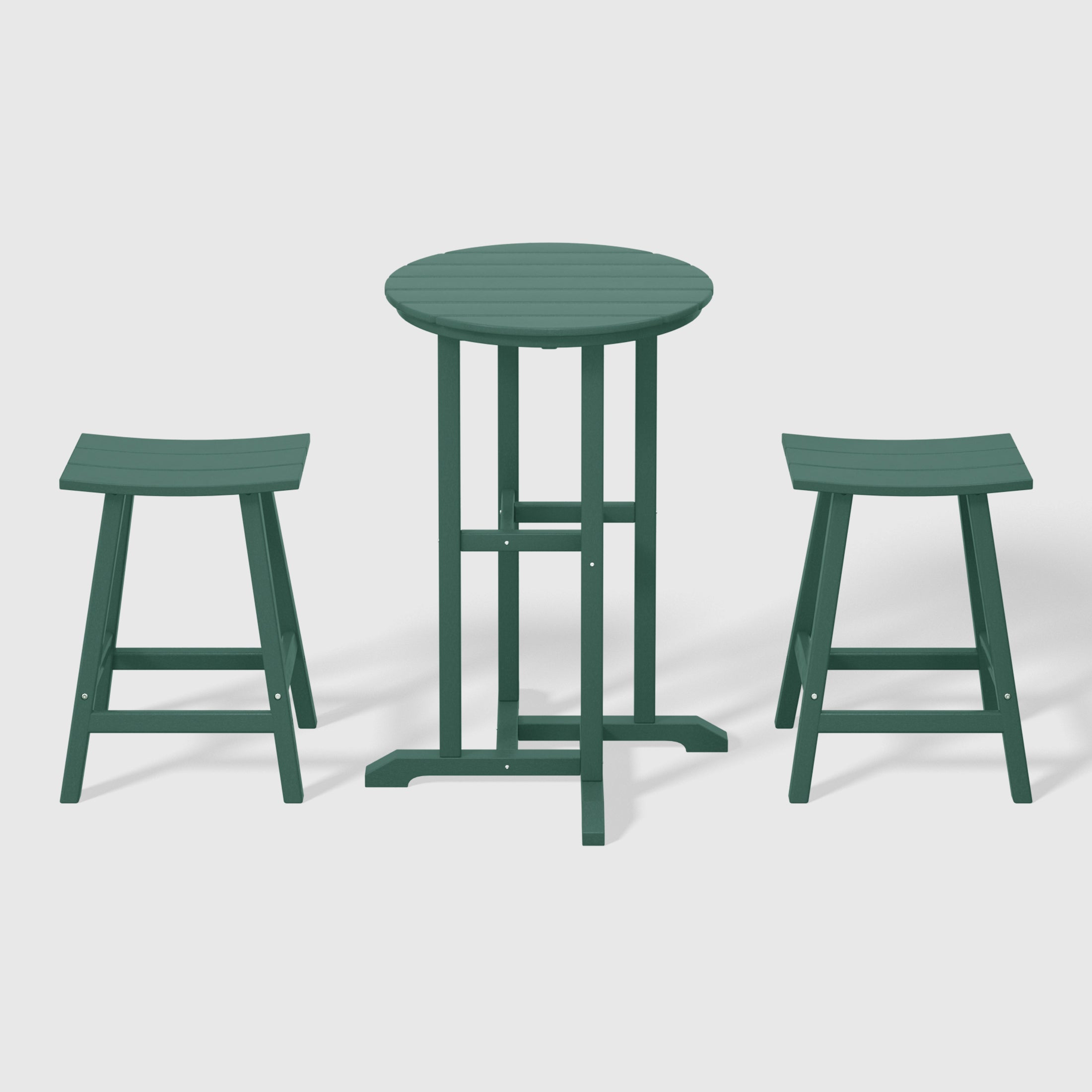 Paradise Outdoor Patio Counter Height Bar Stools Bistro Bar Table Set