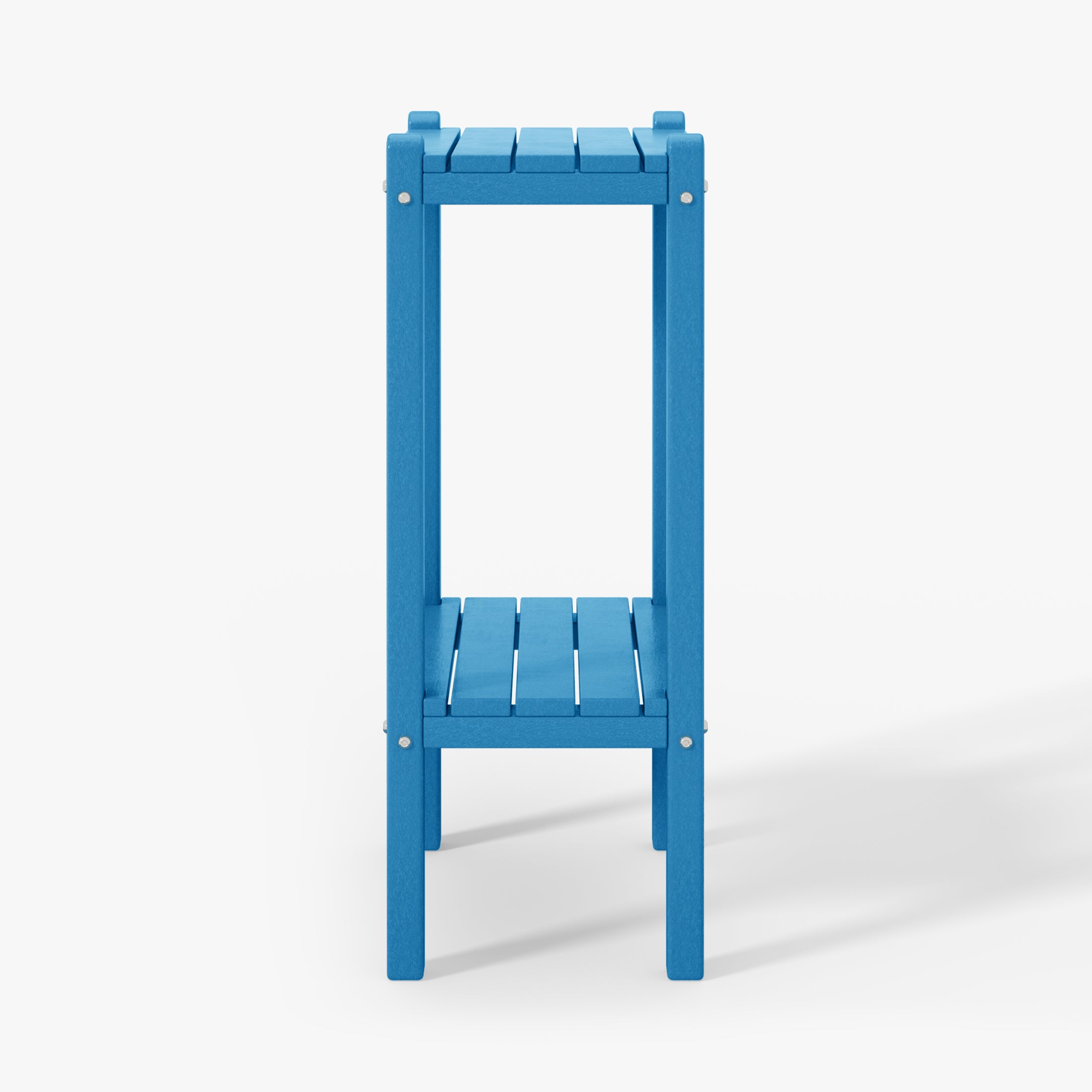 Paradise 36" Outdoor Adirondack HDPE 2-Tier Patio Side Table