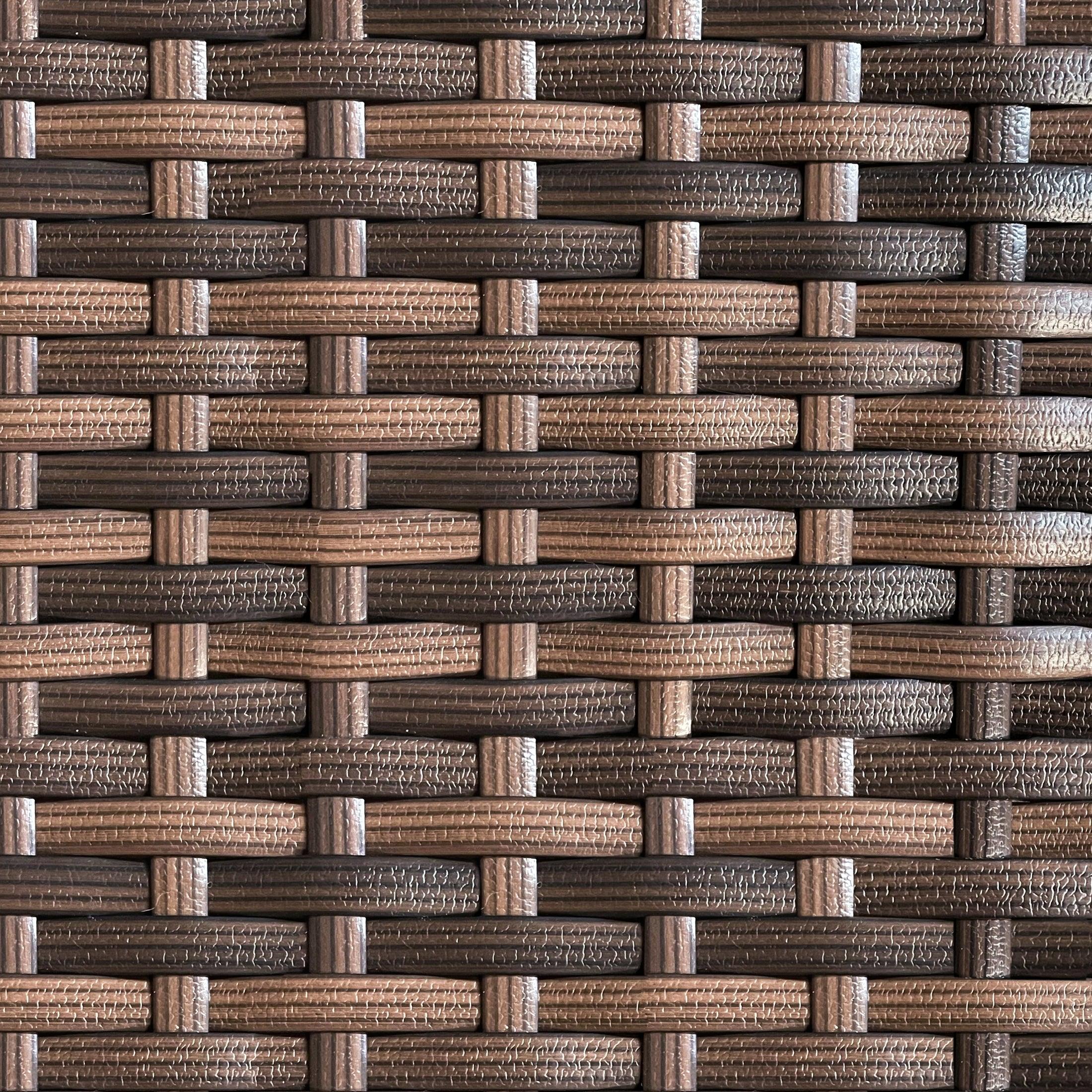 Bahama Brown Rattan Wicker Outdoor Chaise Lounges with Cushion Included (Set of 2) - Costaelm