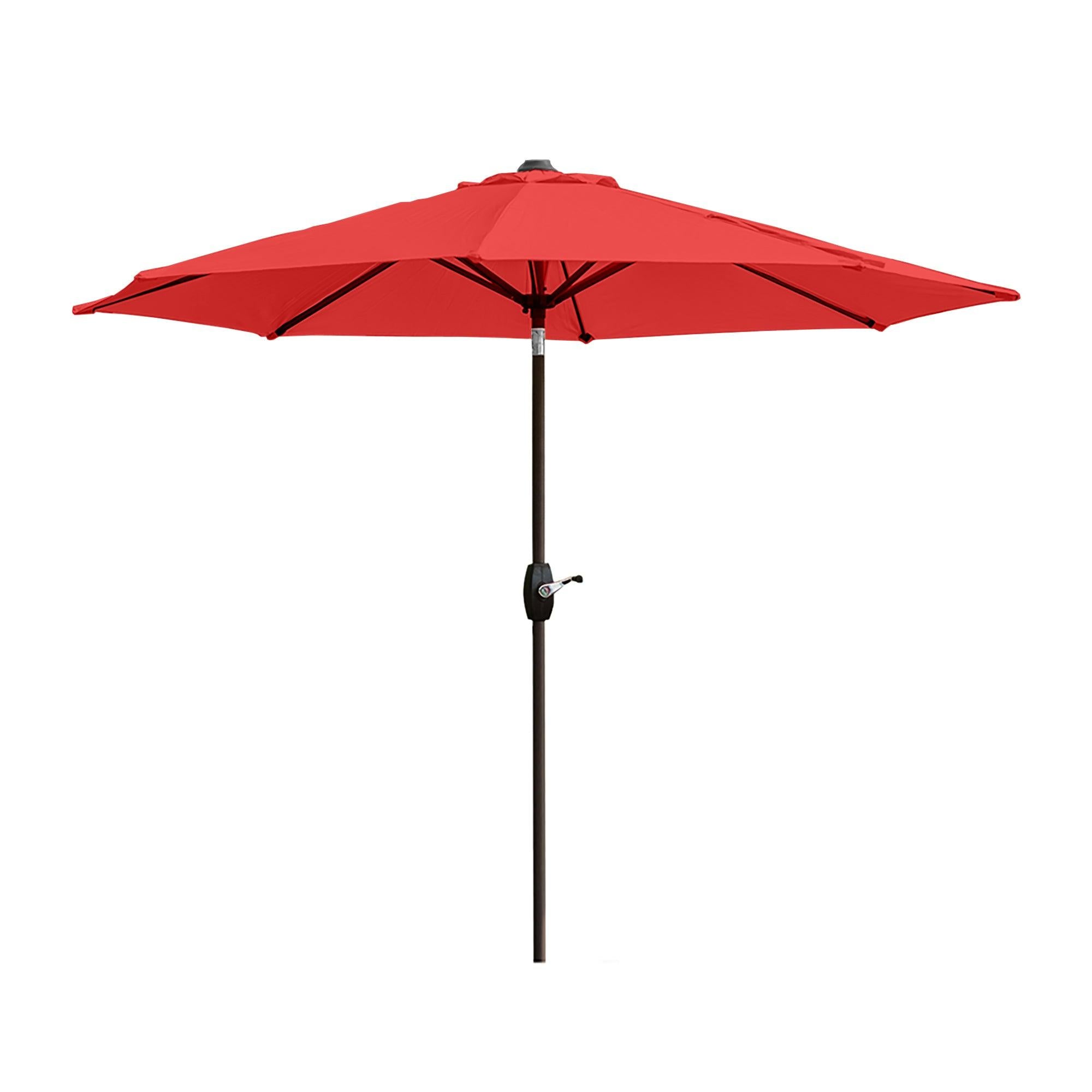 Cabana 9 Ft Patio Umbrella with Black Round Base Included - Costaelm
