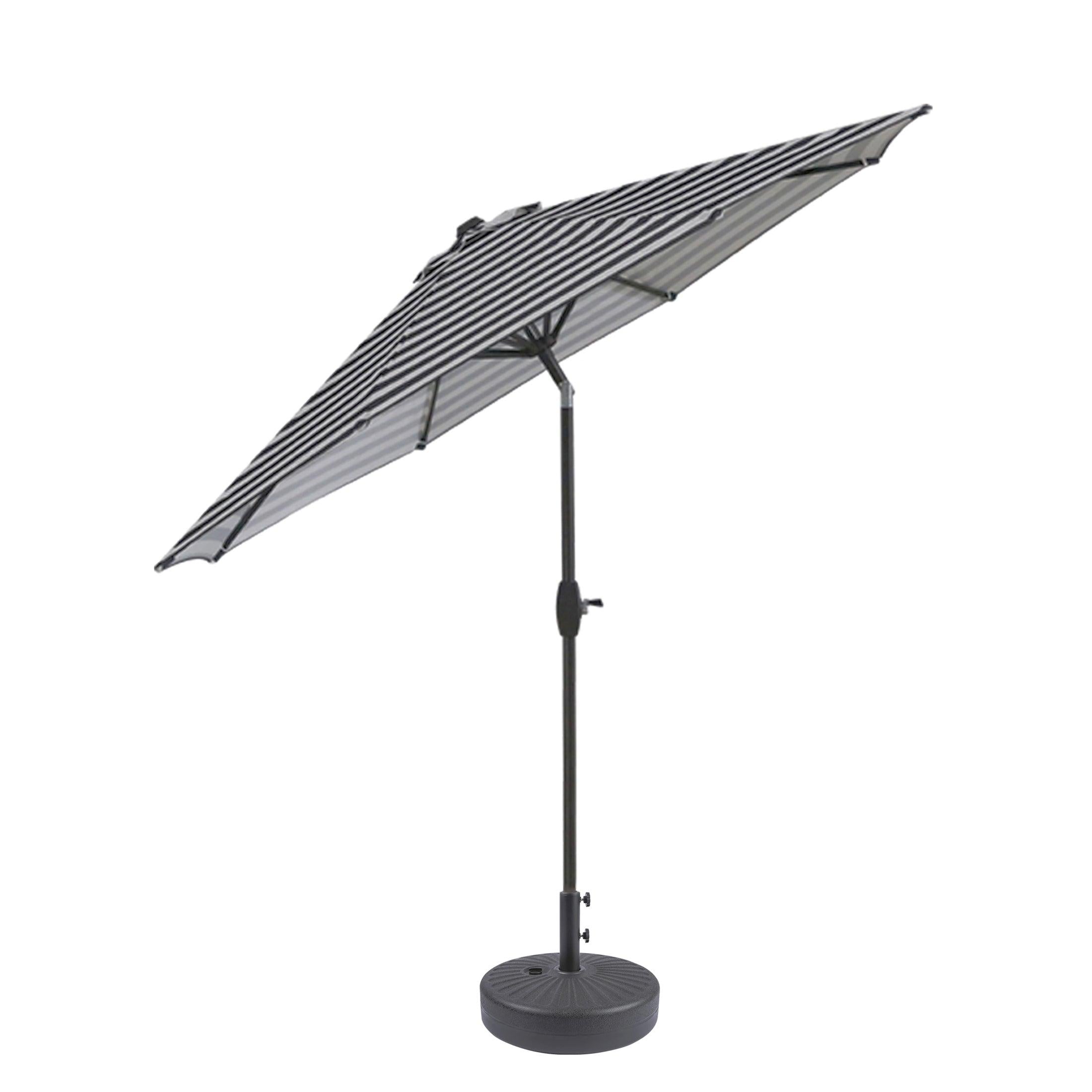Cabana 9 Ft Patio Umbrella with Black Round Base Included - Costaelm