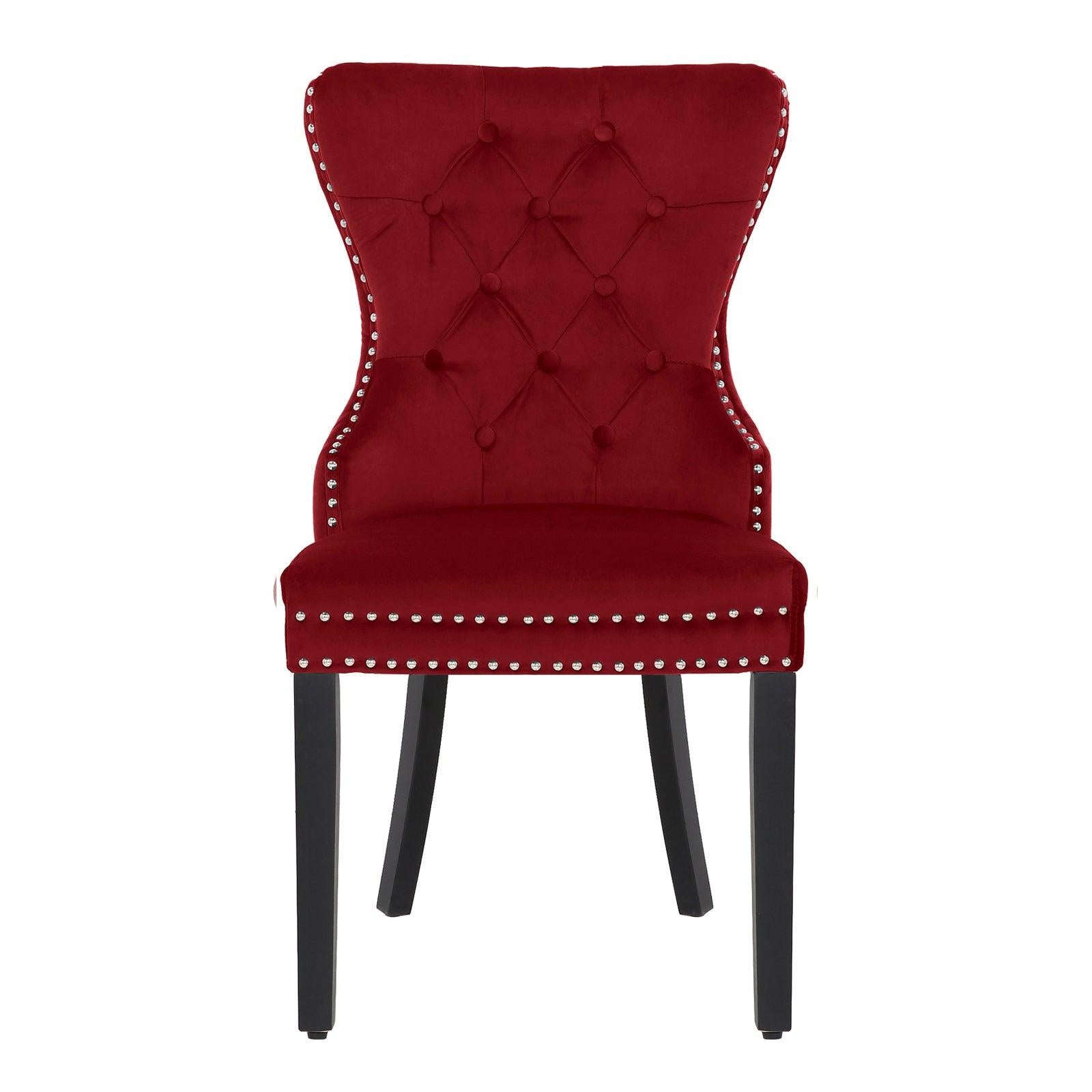 Hank Tufted Velvet Upholstered Dining Side Chair (Set of 4) - Costaelm