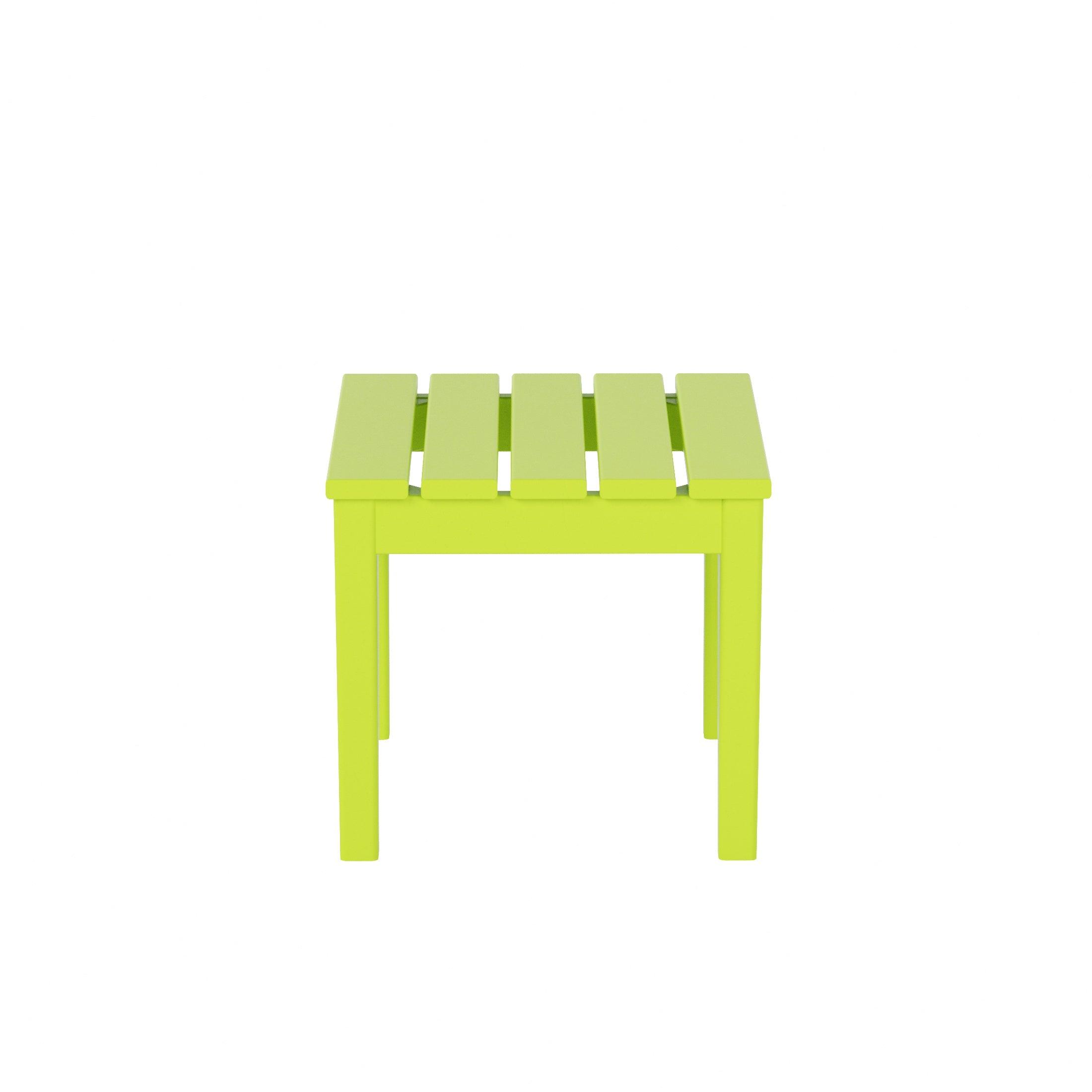 Palms Modern Adirondack Square Outdoor Side Table - Costaelm