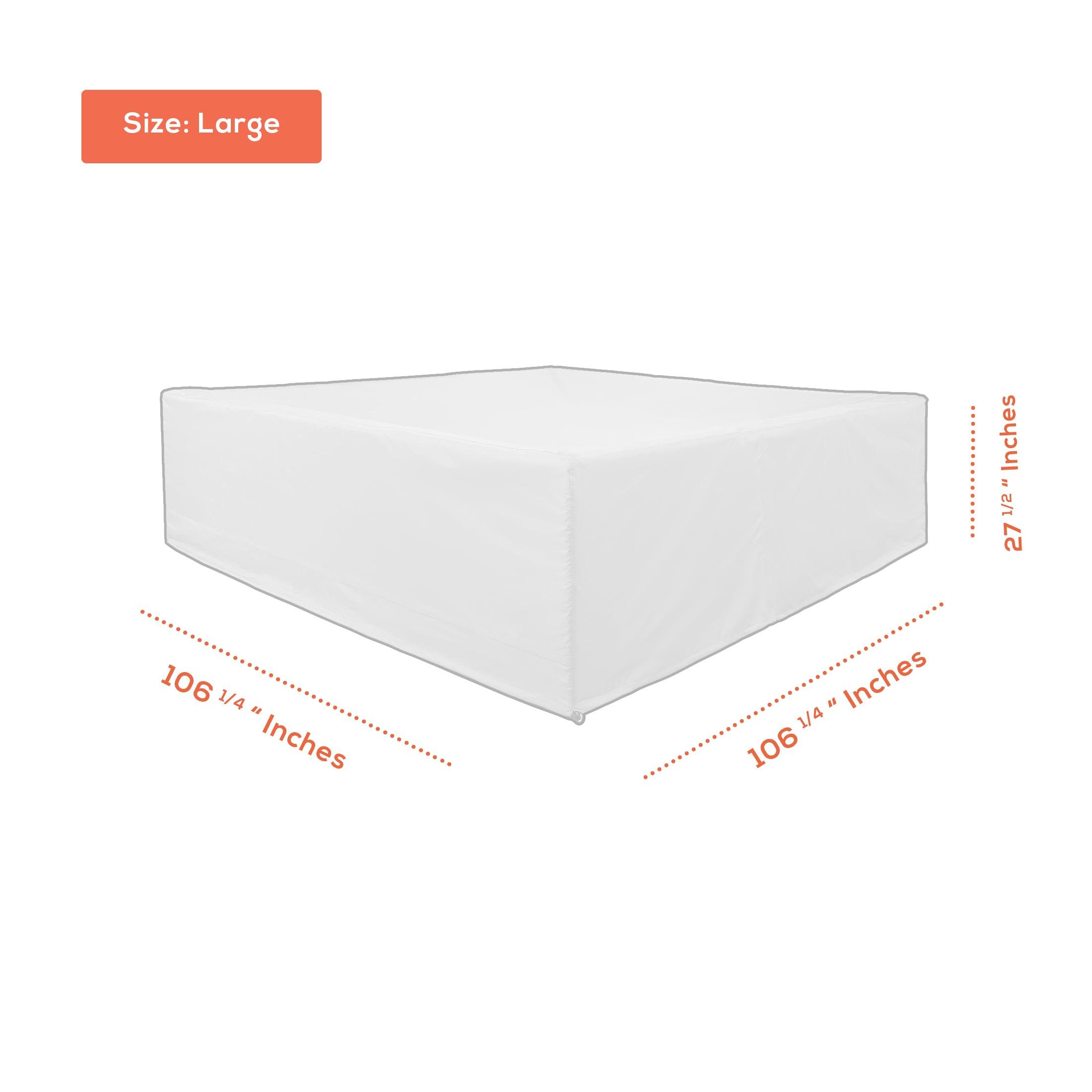 Porto Outdoor Patio Furniture Cover Large - Costaelm