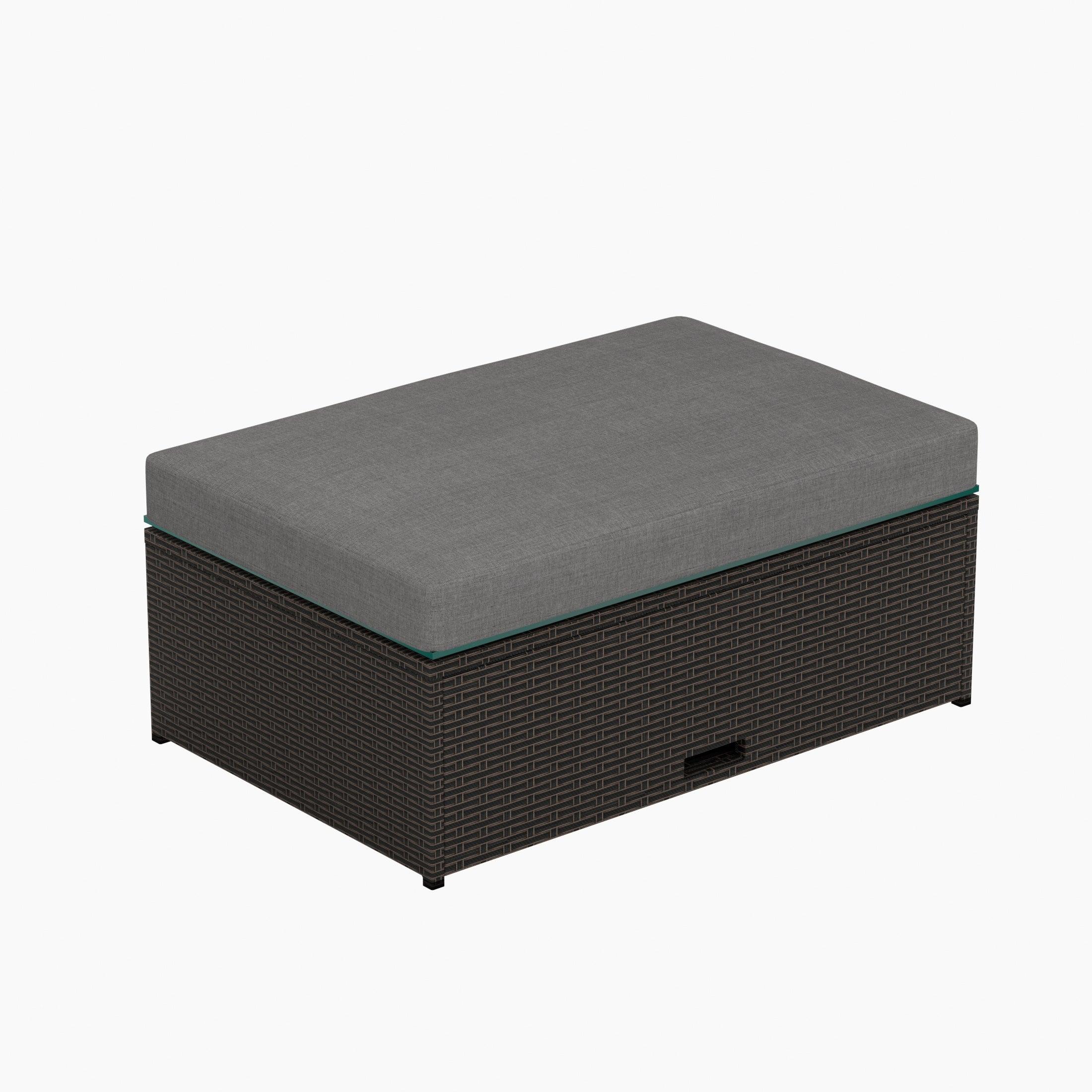 Stonewood 2-Piece Outdoor Patio Sets with Cushion Ottoman - Costaelm