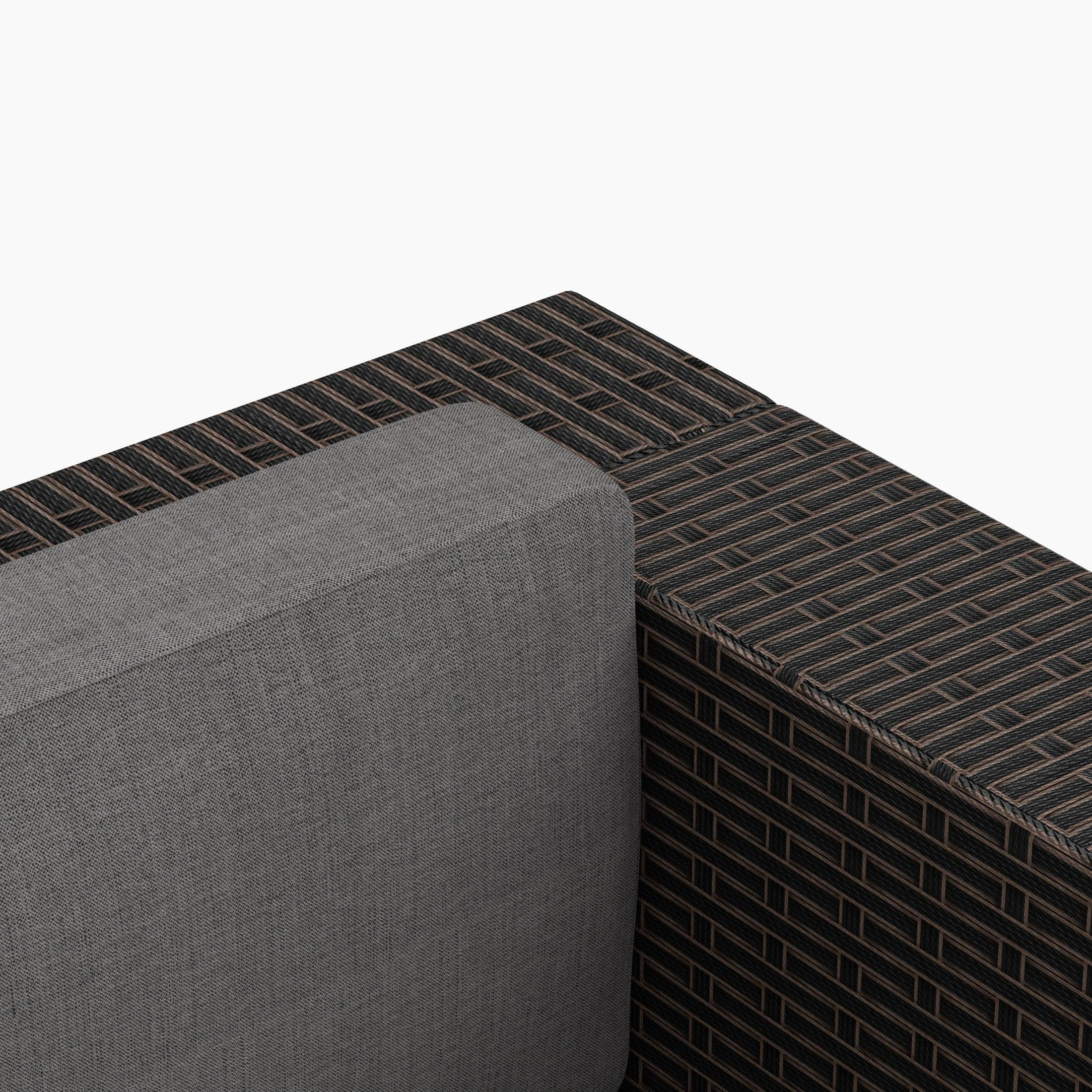 Stonewood 2-Piece Outdoor Patio Sets with Cushion Ottoman - Costaelm