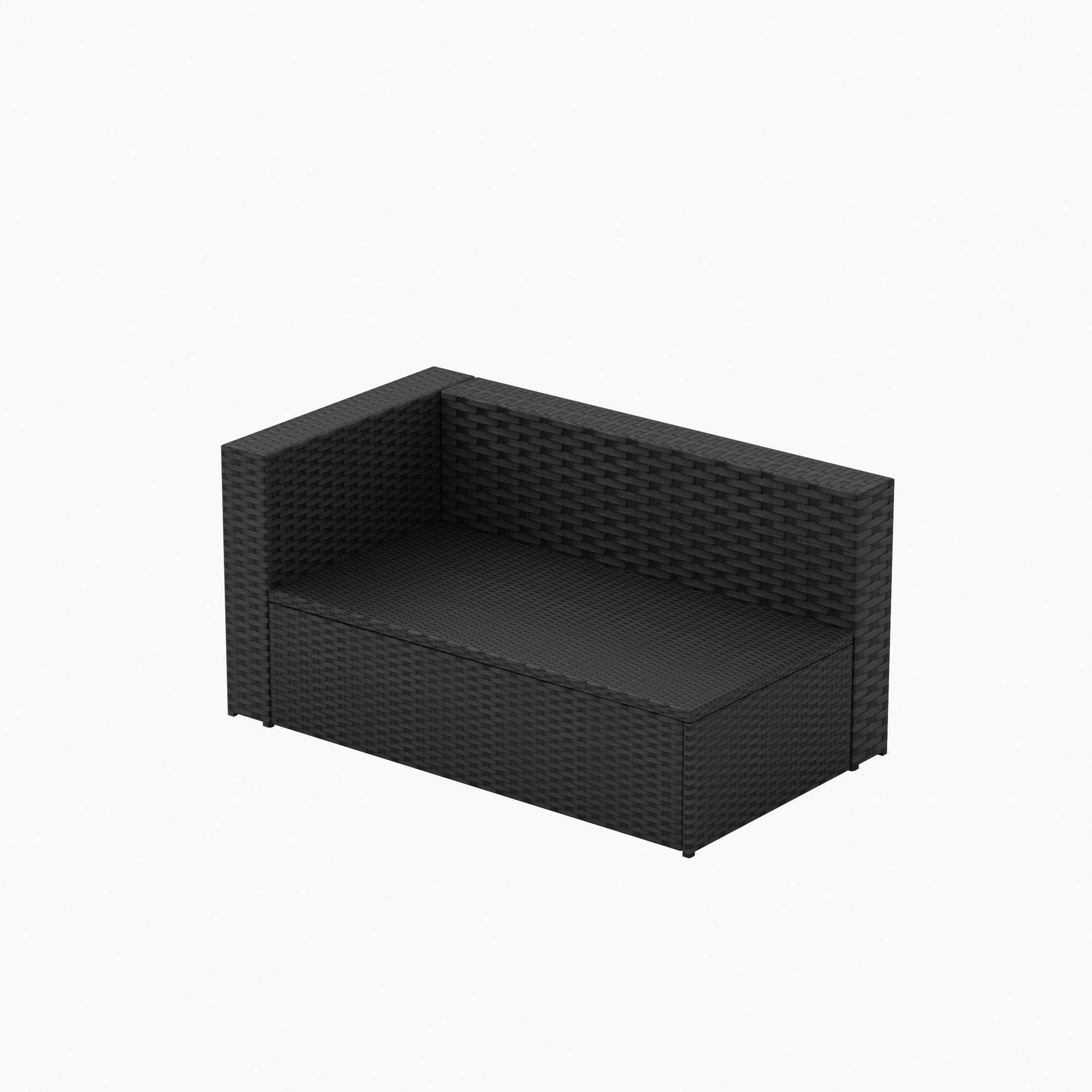Stonewood 2-Piece Outdoor Patio Sets with Cushion Ottoman - Costaelm